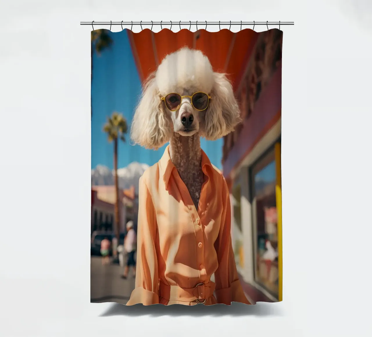 Isabelle tenda da doccia da Affiches Chien Originales – Dogland