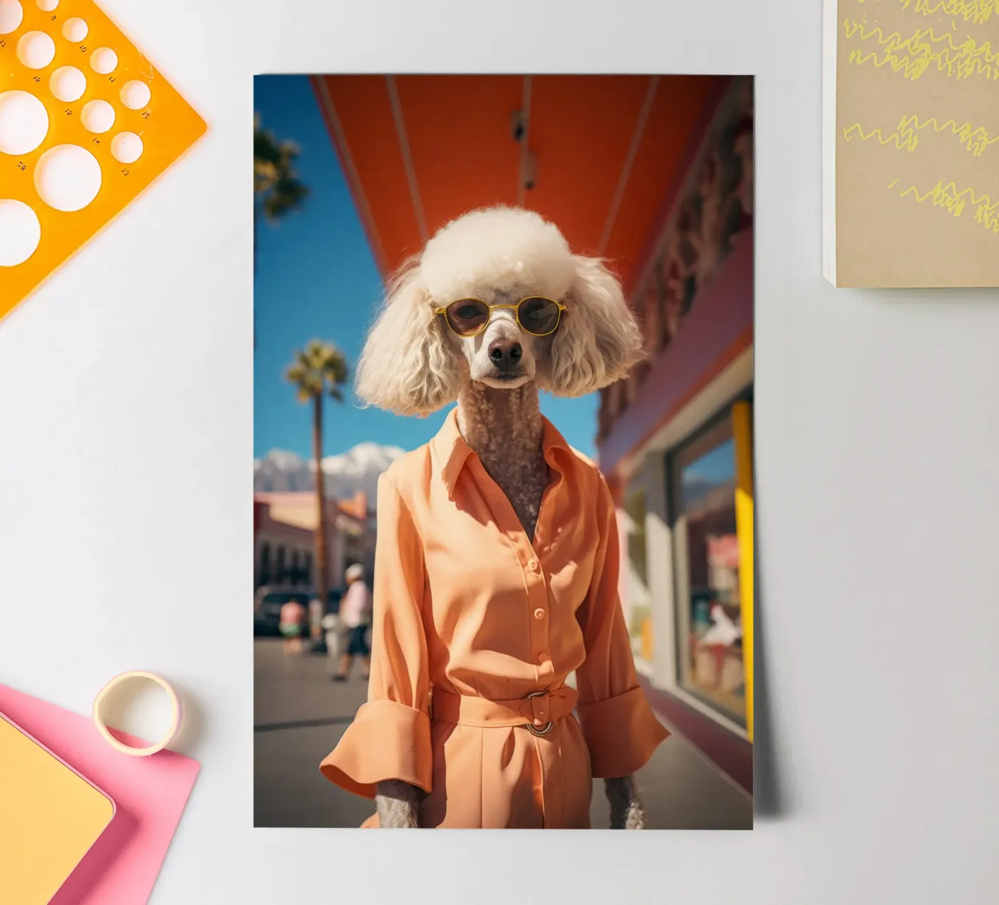 Isabelle sticker sheet by Affiches Chien Originales – Dogland