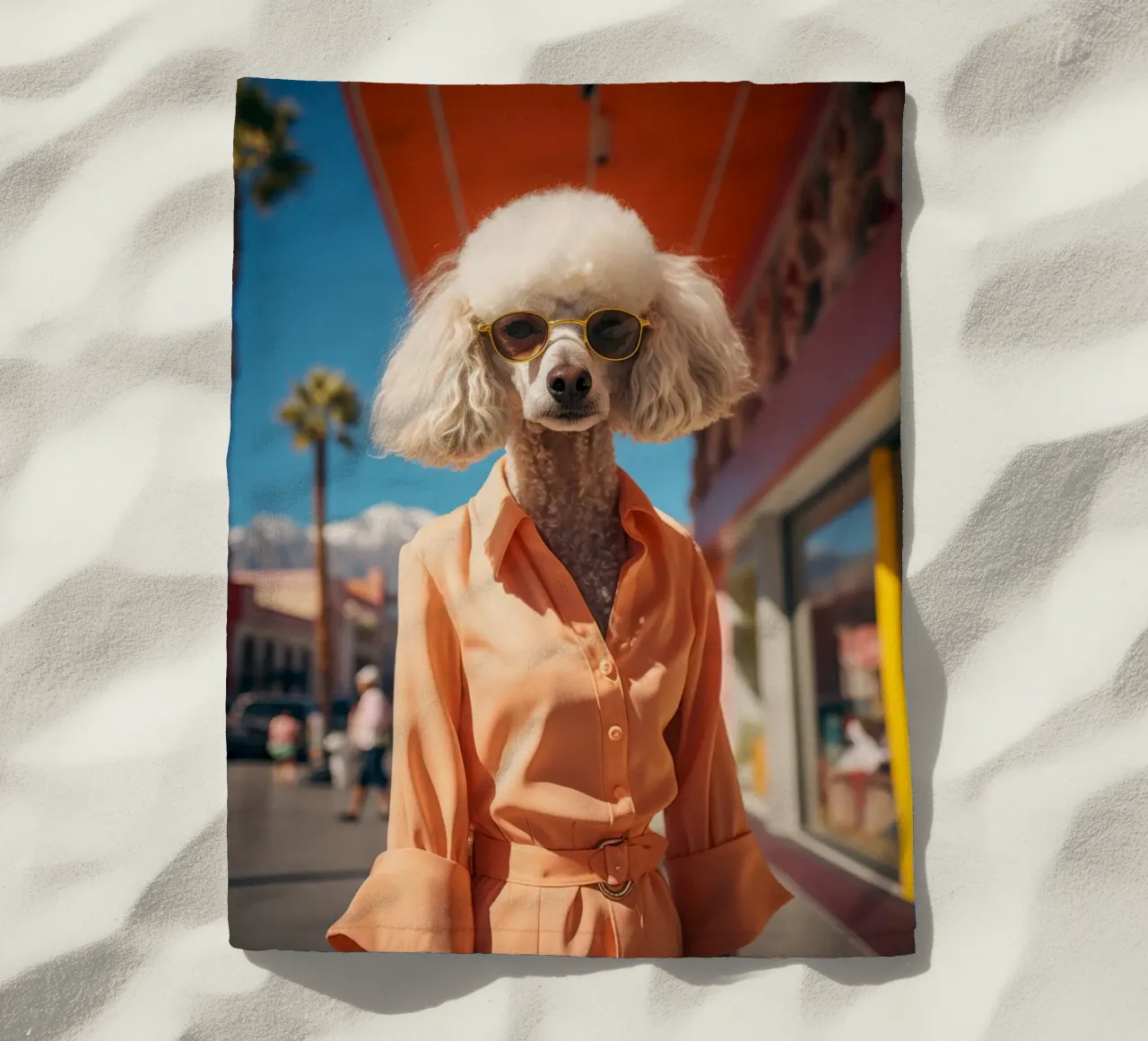 Isabelle telo mare da Affiches Chien Originales – Dogland