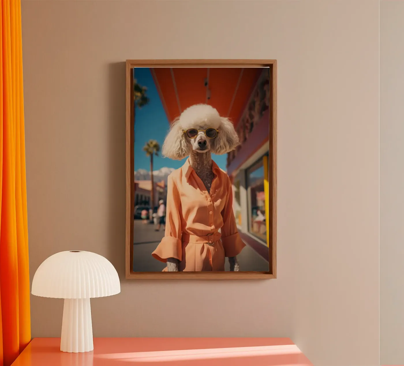 Isabelle canvas van Affiches Chien Originales – Dogland