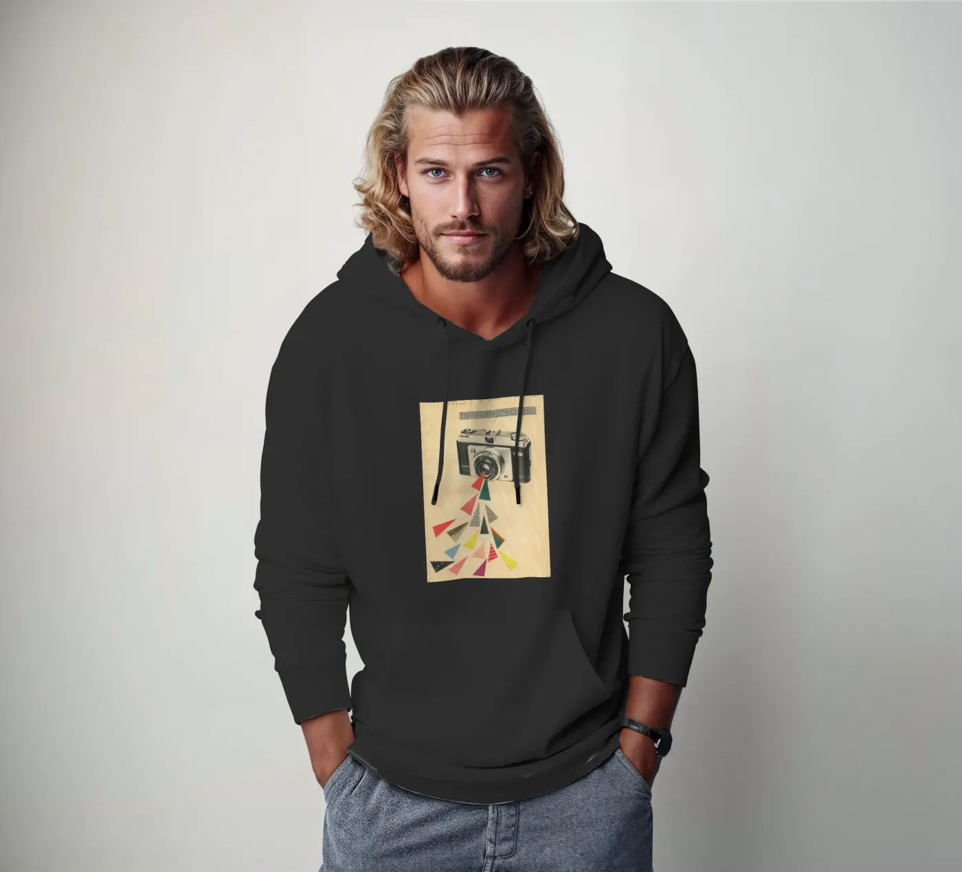 Snaps hoodie by Cassia Beck Collage