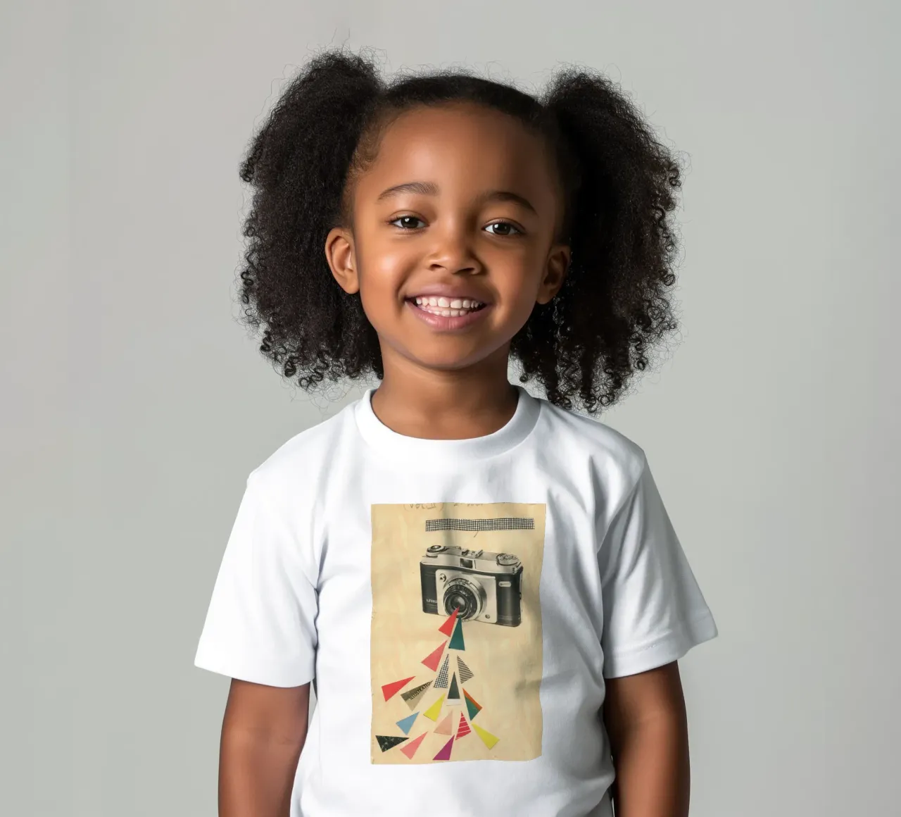 Snaps kinder t-shirt van Cassia Beck Collage