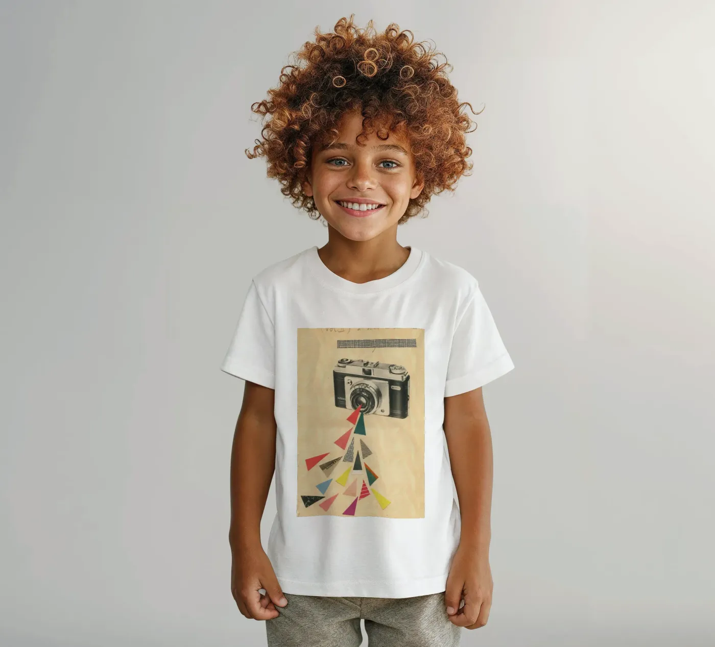 Snaps kinder t-shirt van Cassia Beck Collage
