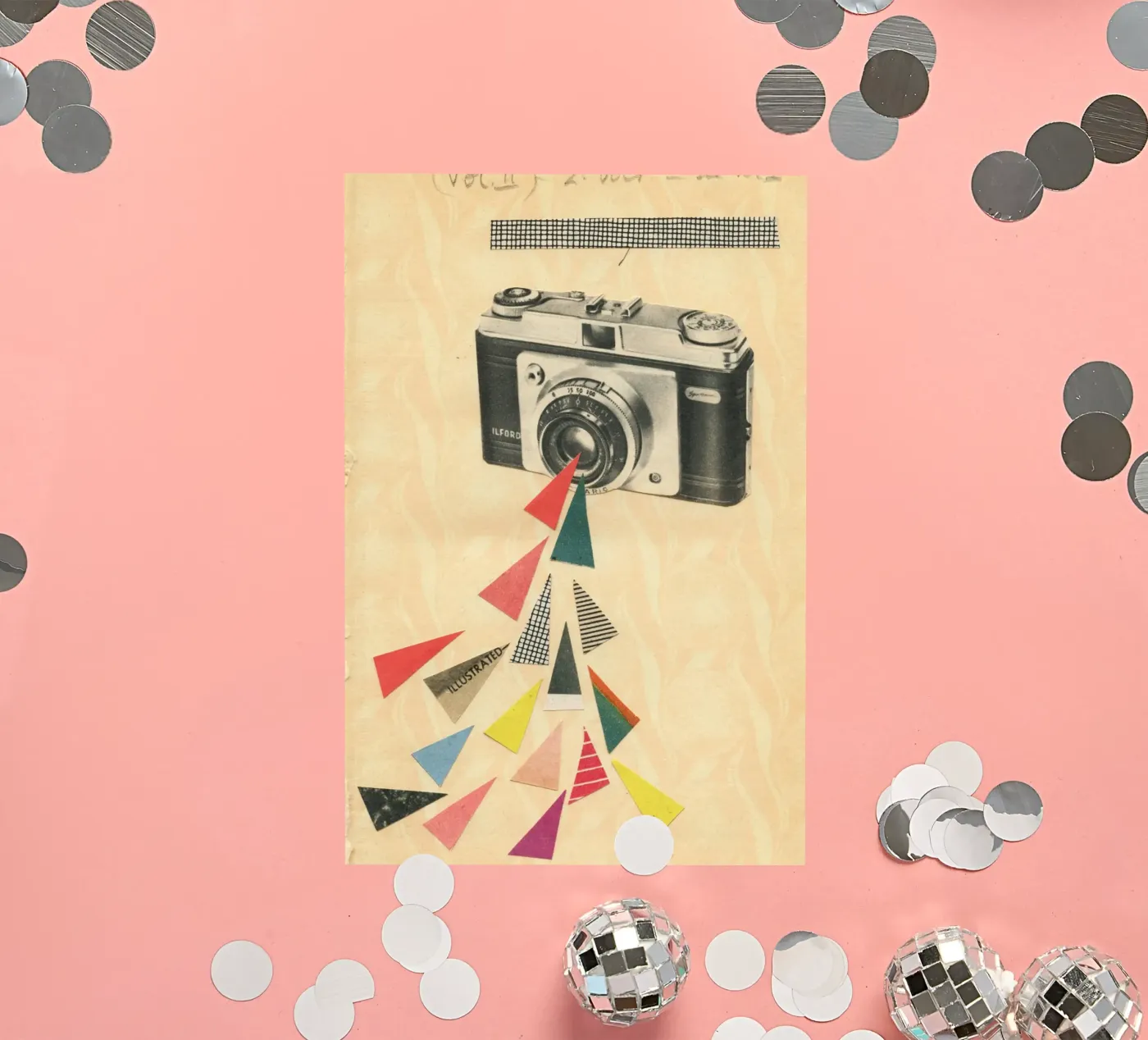 Snaps sticker van Cassia Beck Collage