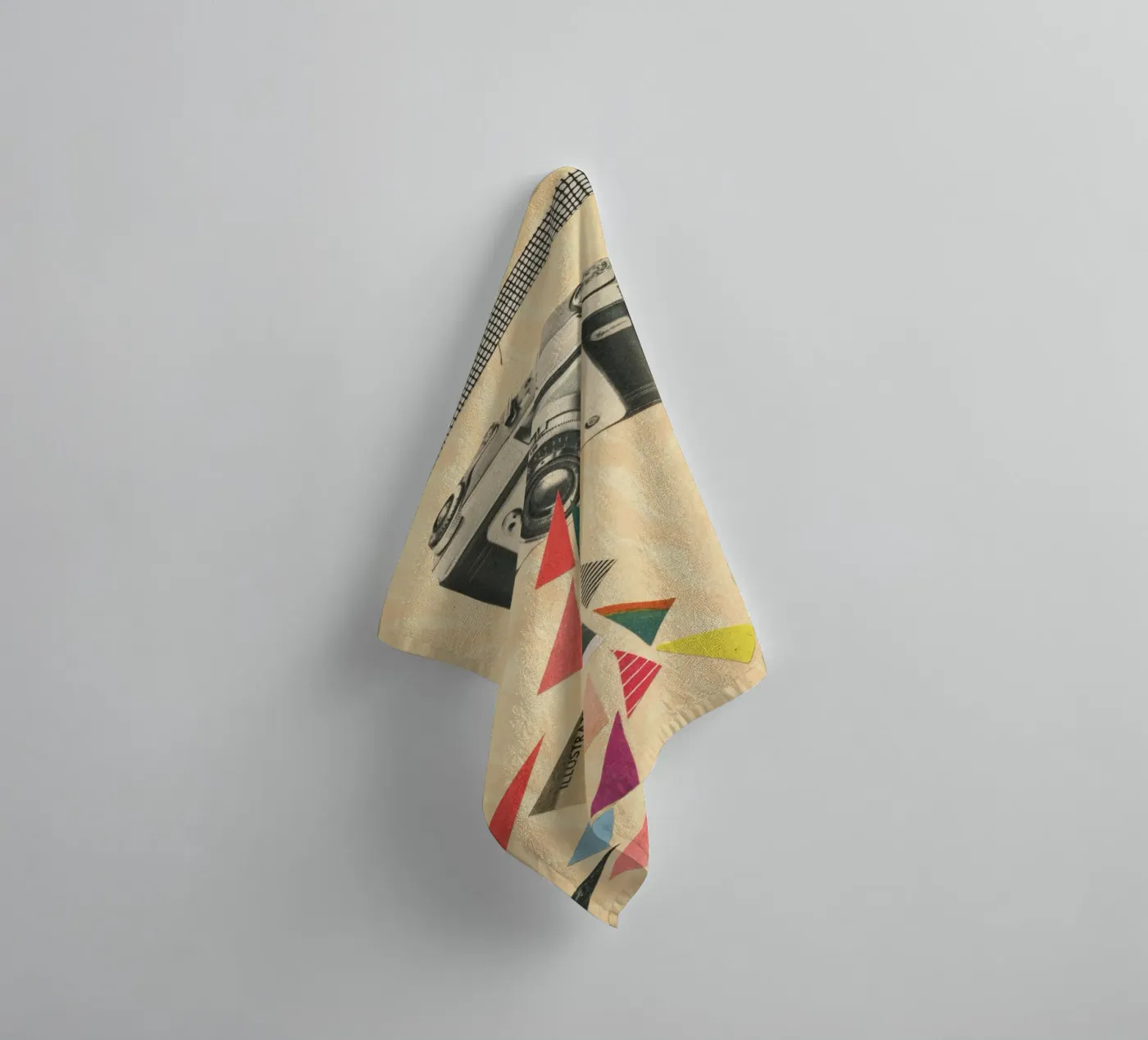 Snaps towel by Cassia Beck Collage