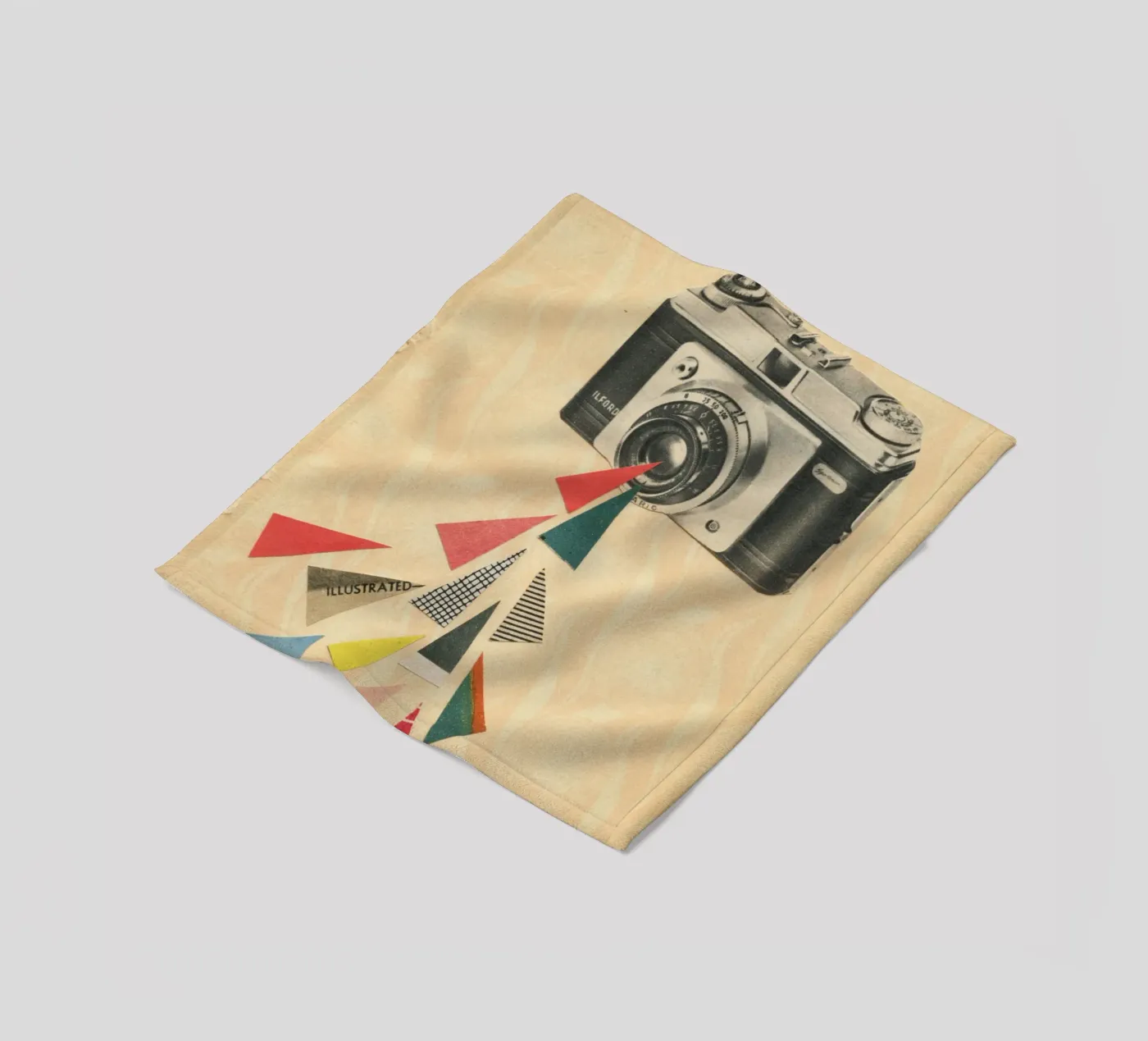 Druckknöpfe Fleecedecke von Cassia Beck Collage