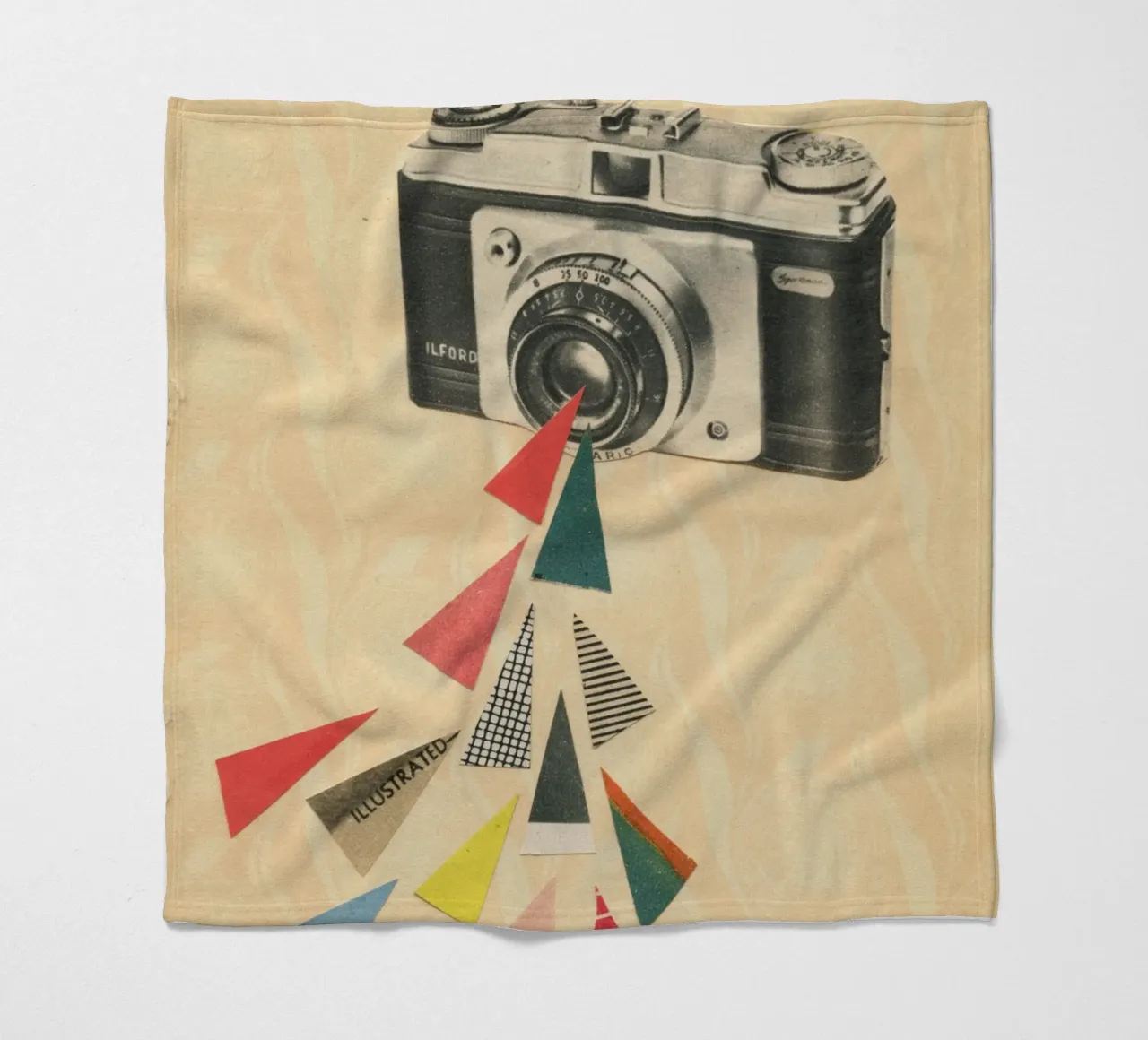 Snaps fleecedeken van Cassia Beck Collage