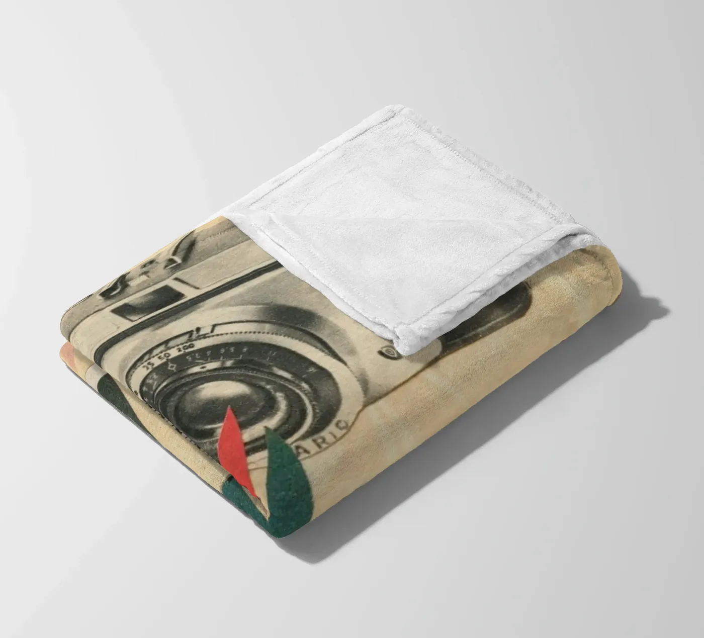 Druckknöpfe Fleecedecke von Cassia Beck Collage