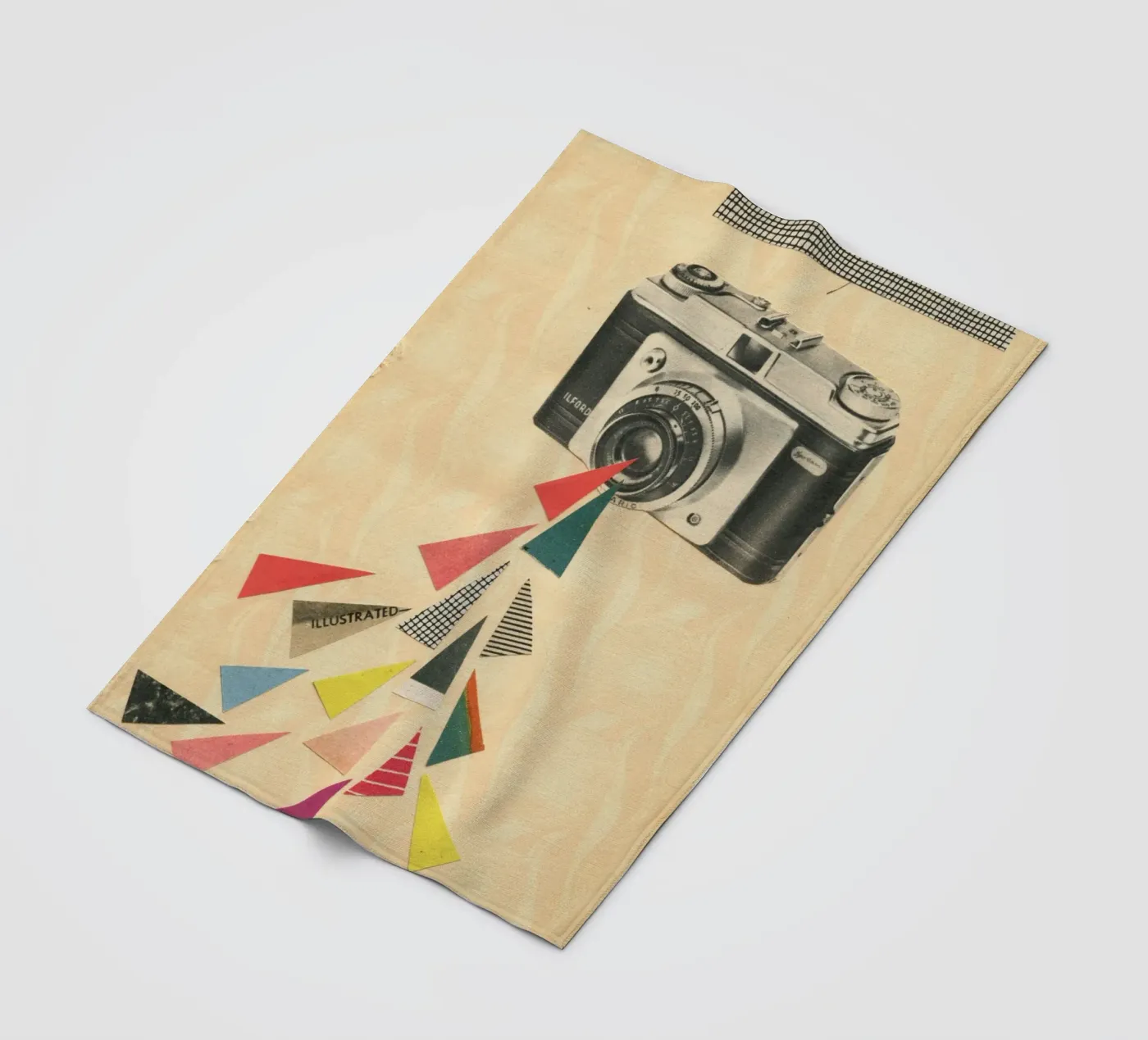 Druckknöpfe Fleecedecke von Cassia Beck Collage