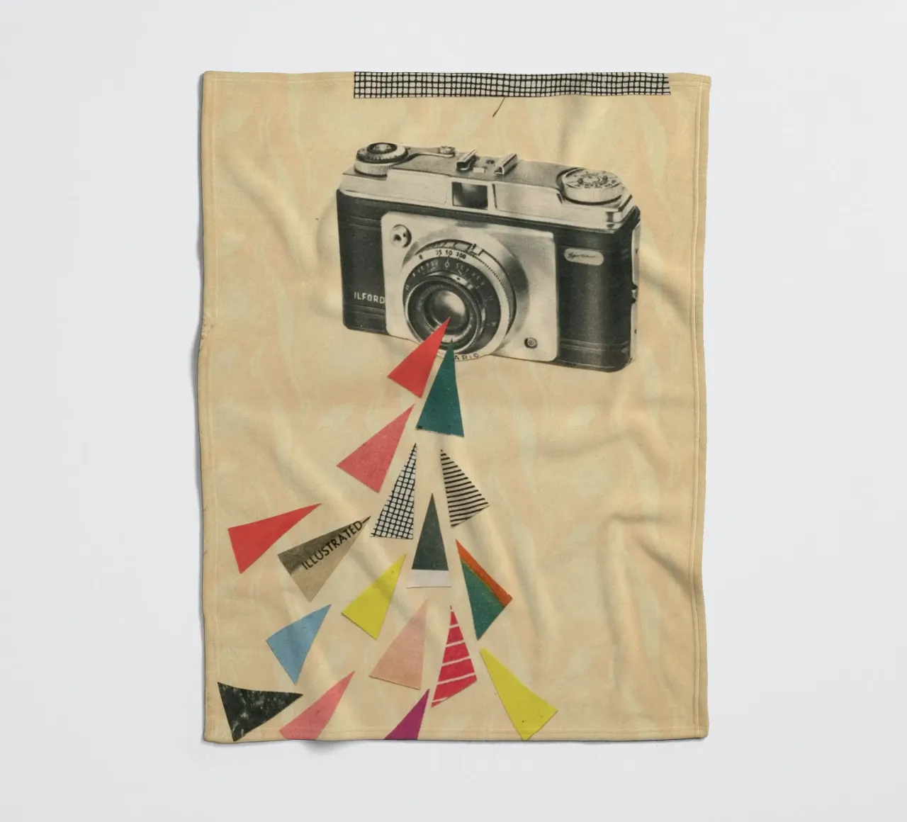 Snaps fleecedeken van Cassia Beck Collage