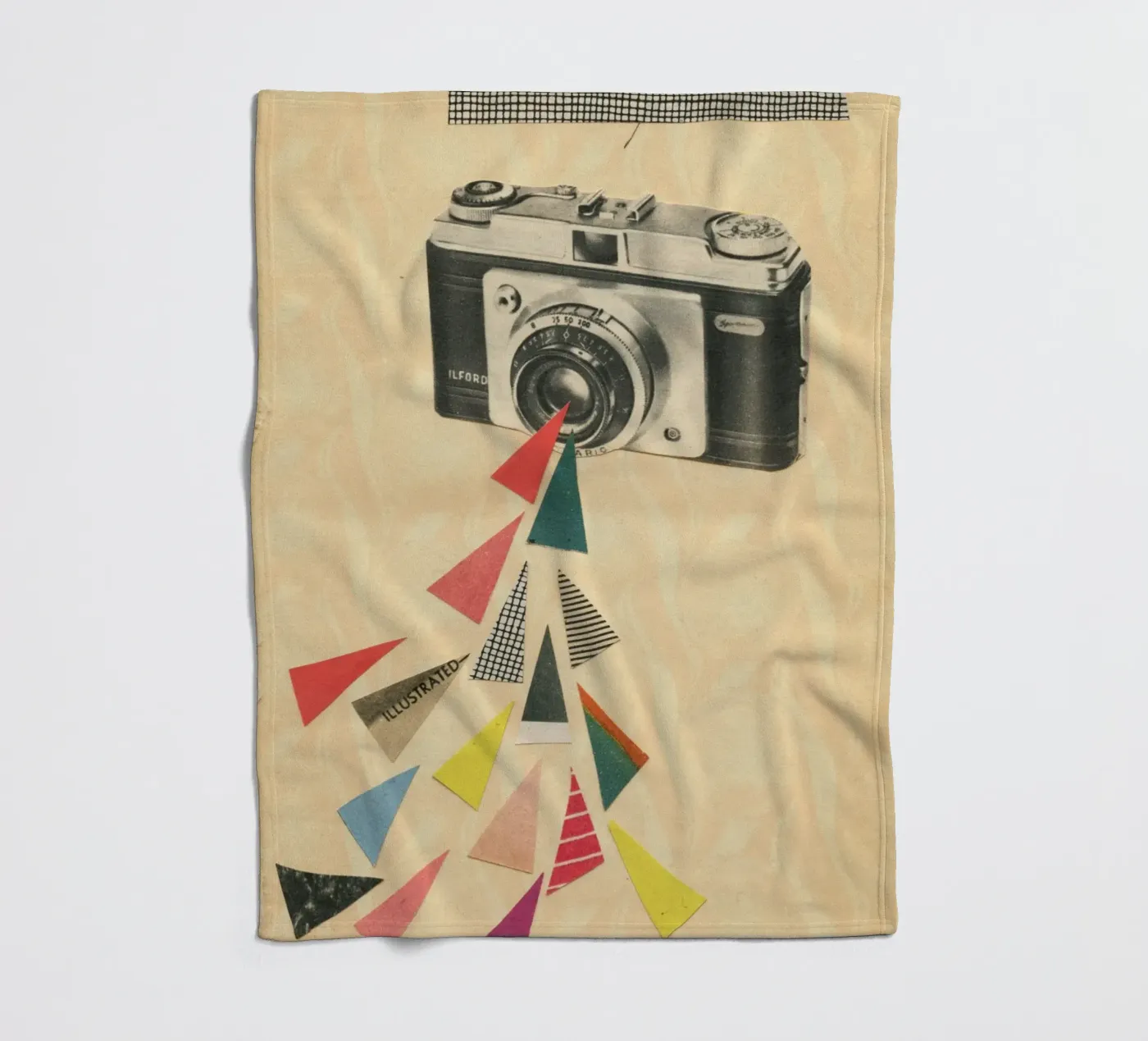 Druckknöpfe Fleecedecke von Cassia Beck Collage