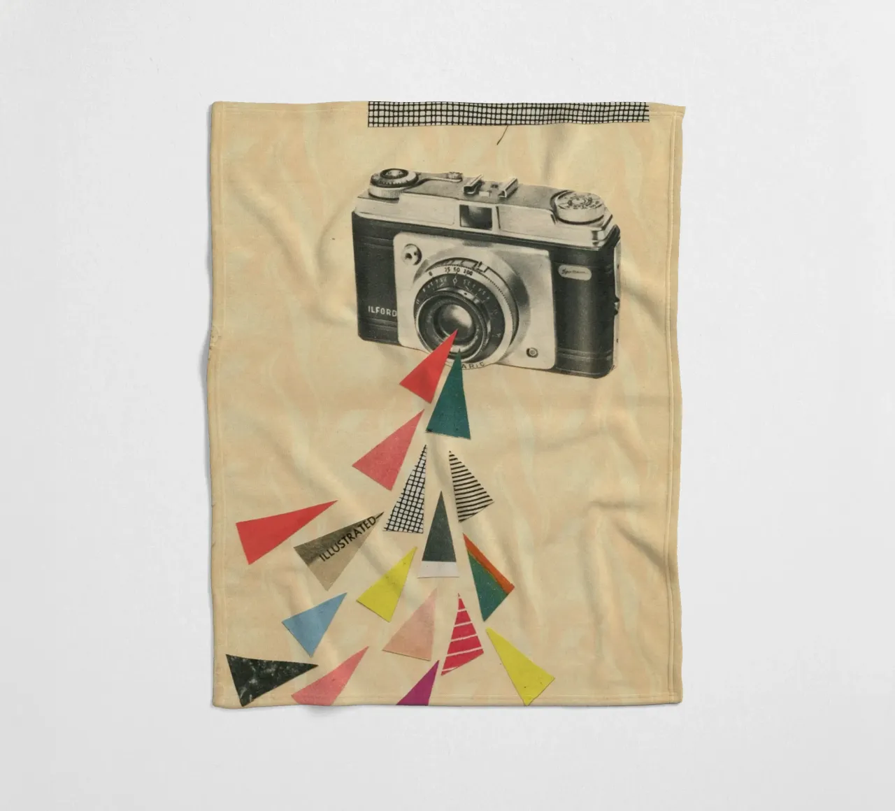 Snaps fleecedeken van Cassia Beck Collage