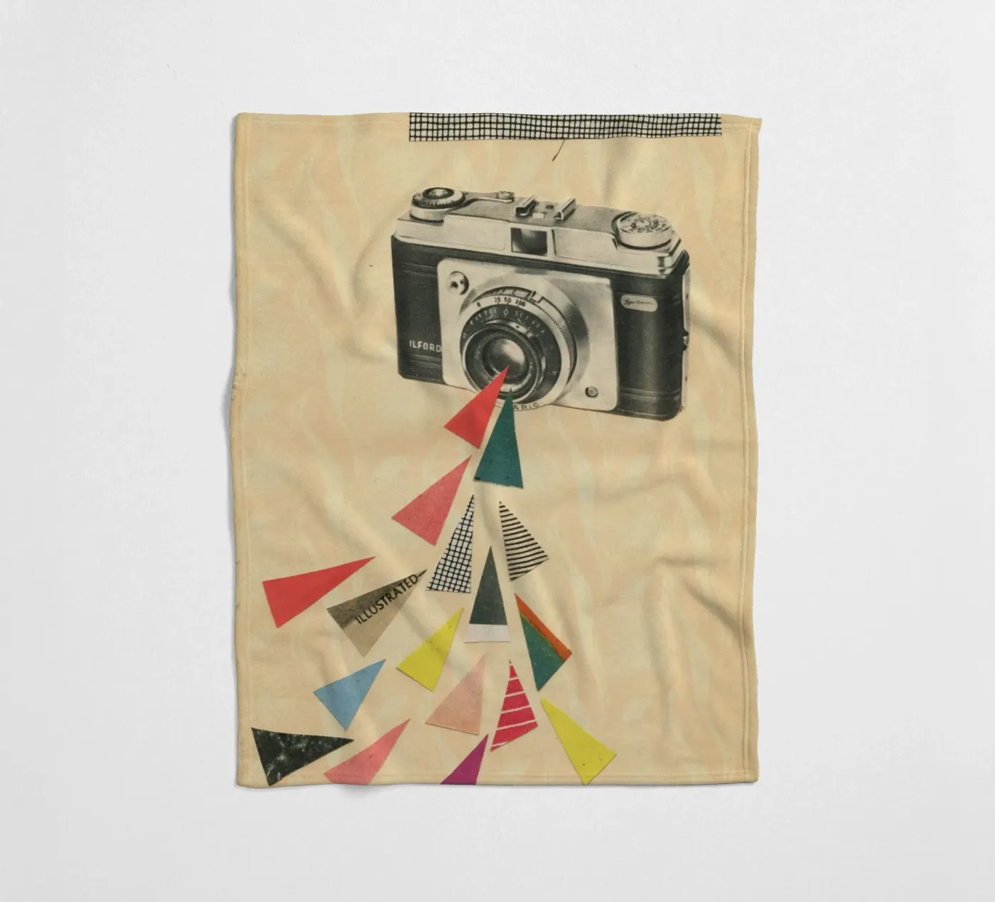 Snaps fleecedeken van Cassia Beck Collage
