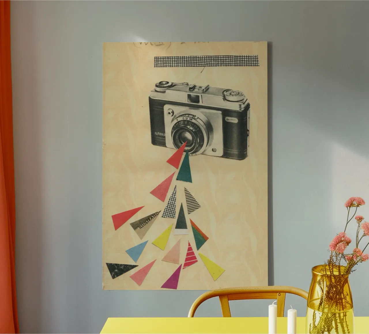 Snaps canvas van Cassia Beck Collage