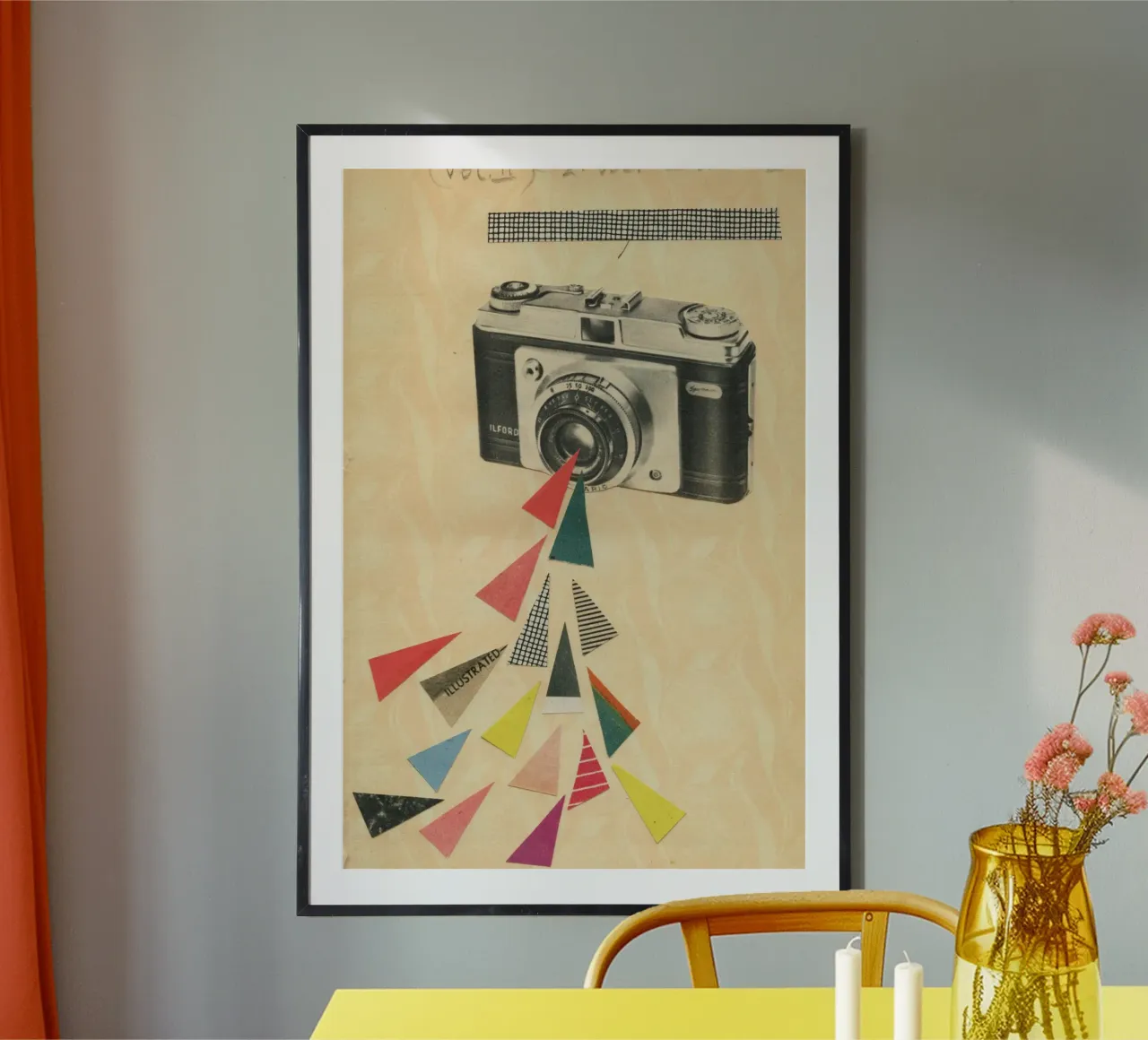 Snaps poster by Cassia Beck Collage