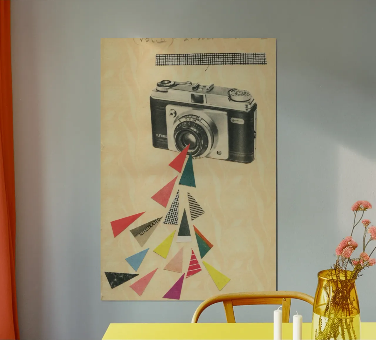 Snaps poster by Cassia Beck Collage