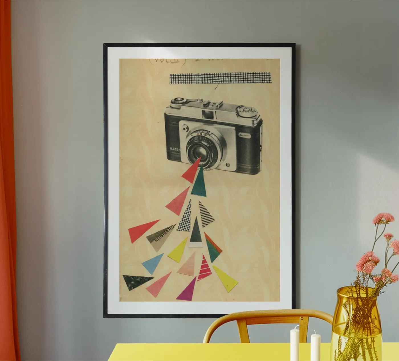 Snaps poster van Cassia Beck Collage