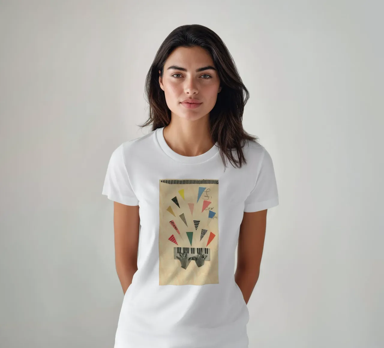 Jazz t-shirt da Cassia Beck Collage