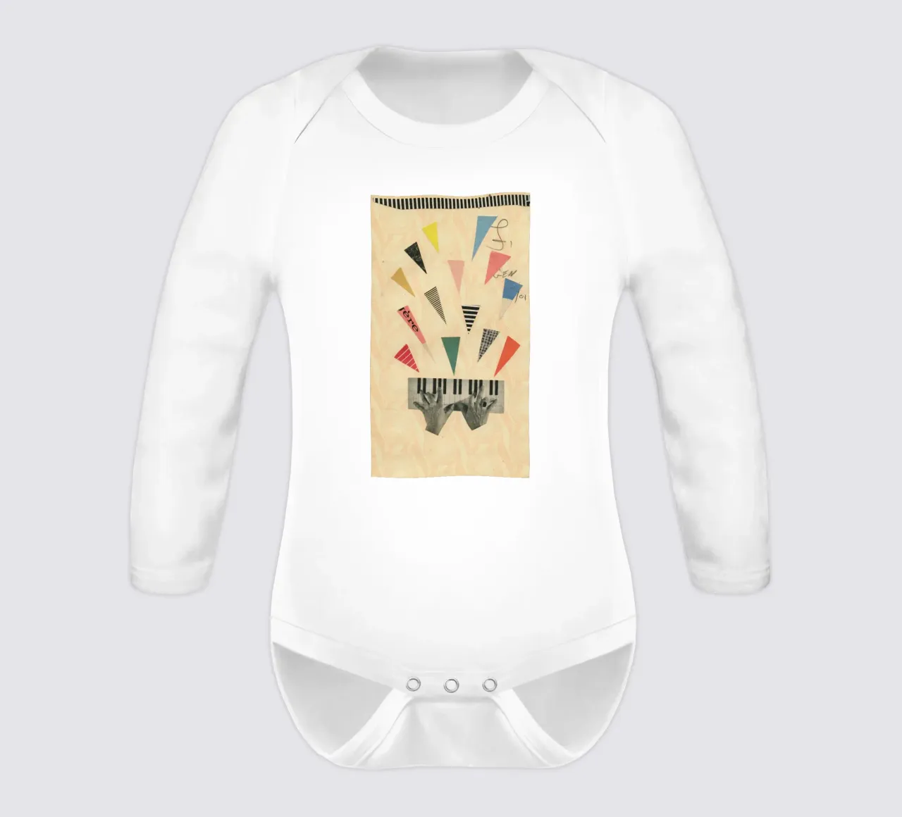 Jazz body neonato maniche lunghe da Cassia Beck Collage