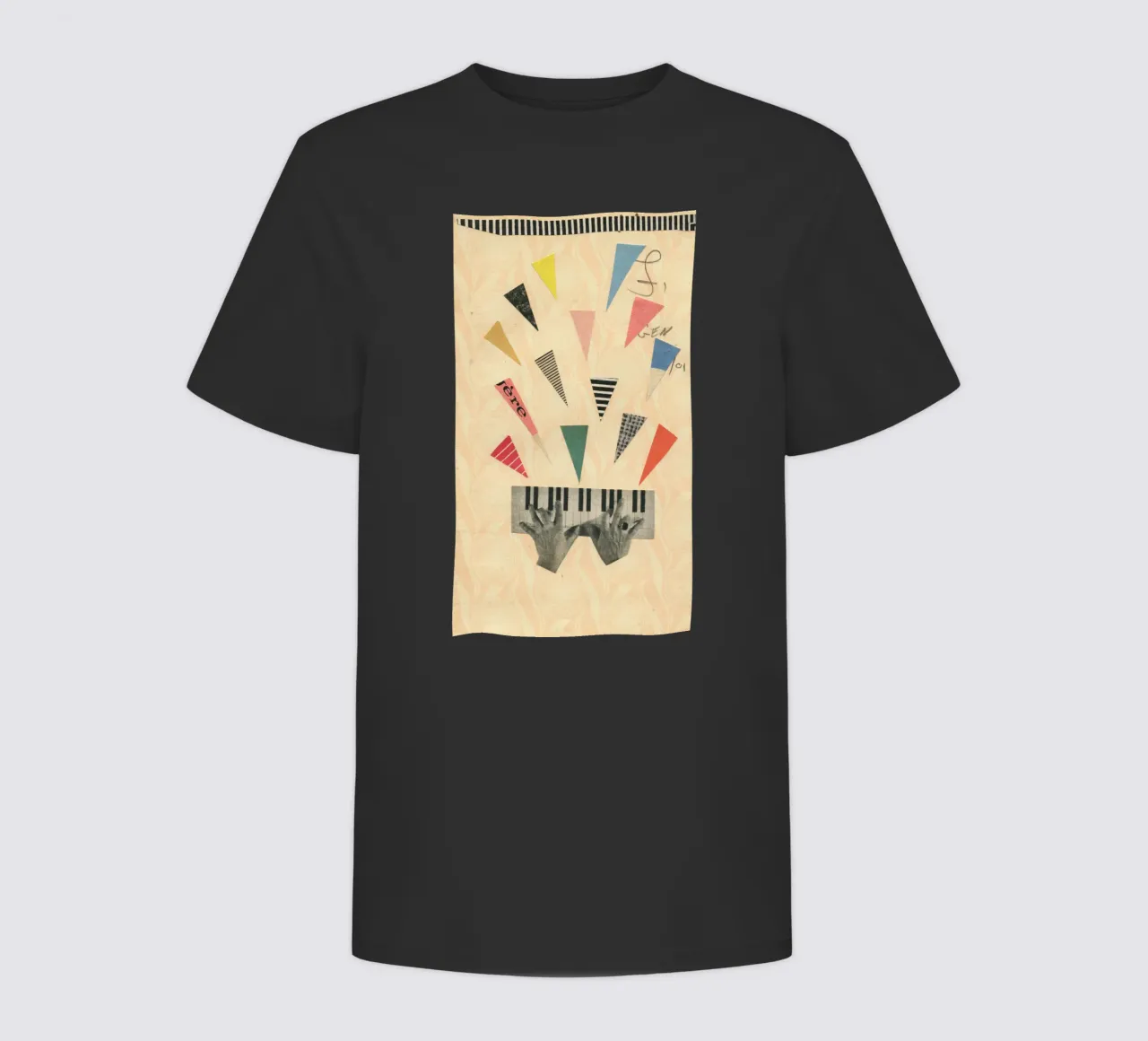 Jazz t-shirt bambini da Cassia Beck Collage