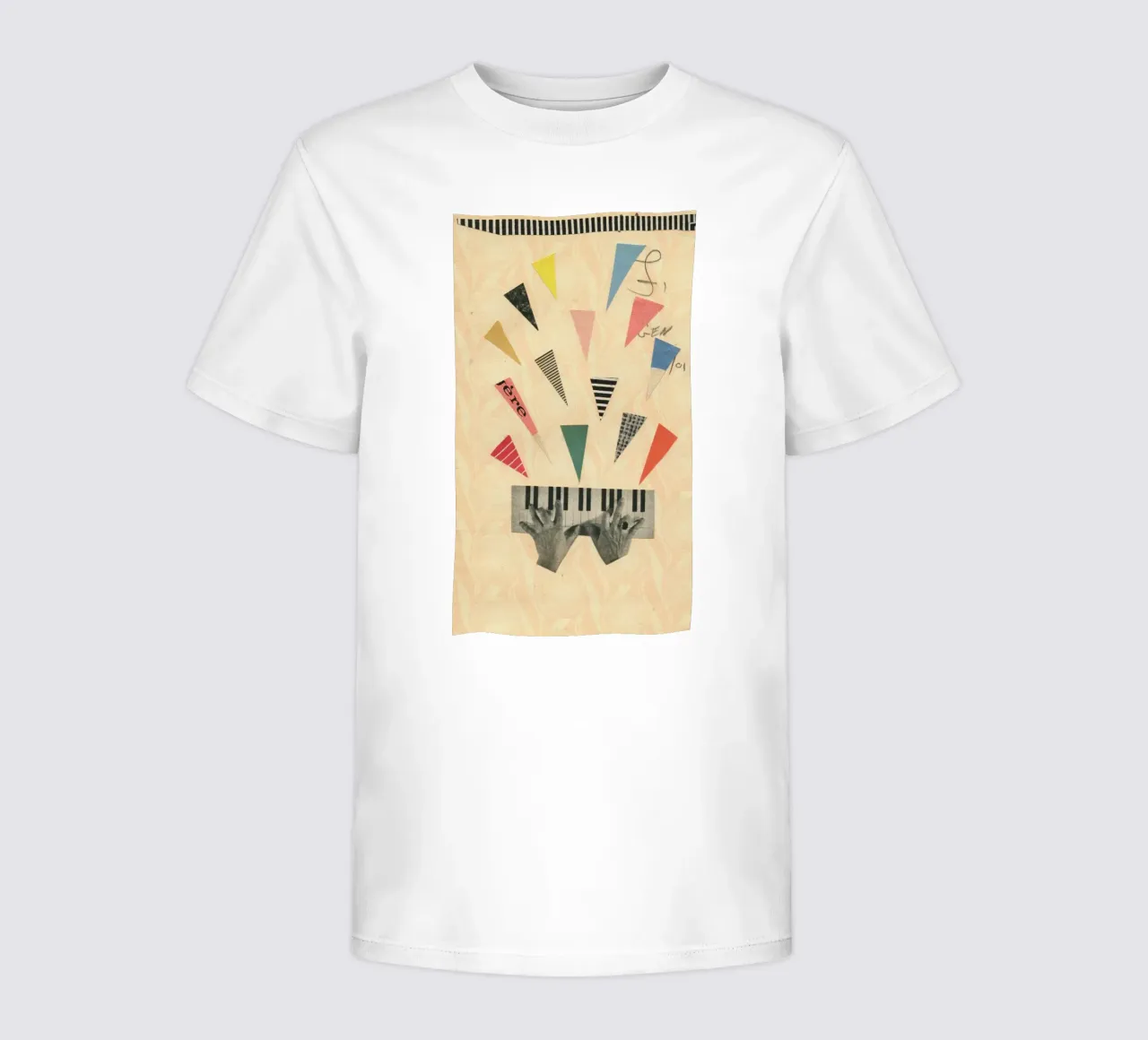 Jazz t-shirt bambini da Cassia Beck Collage