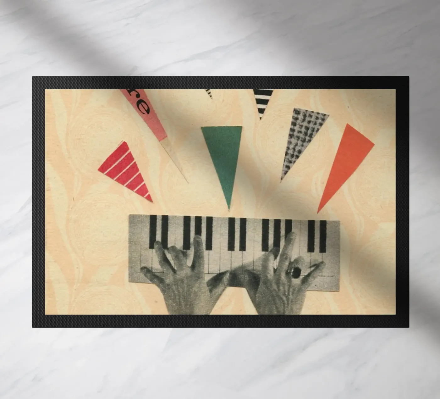 Jazz paillasson de Cassia Beck Collage