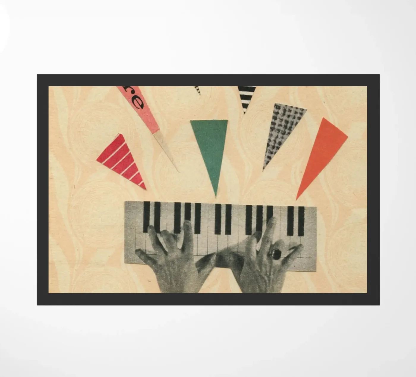 Jazz paillasson de Cassia Beck Collage