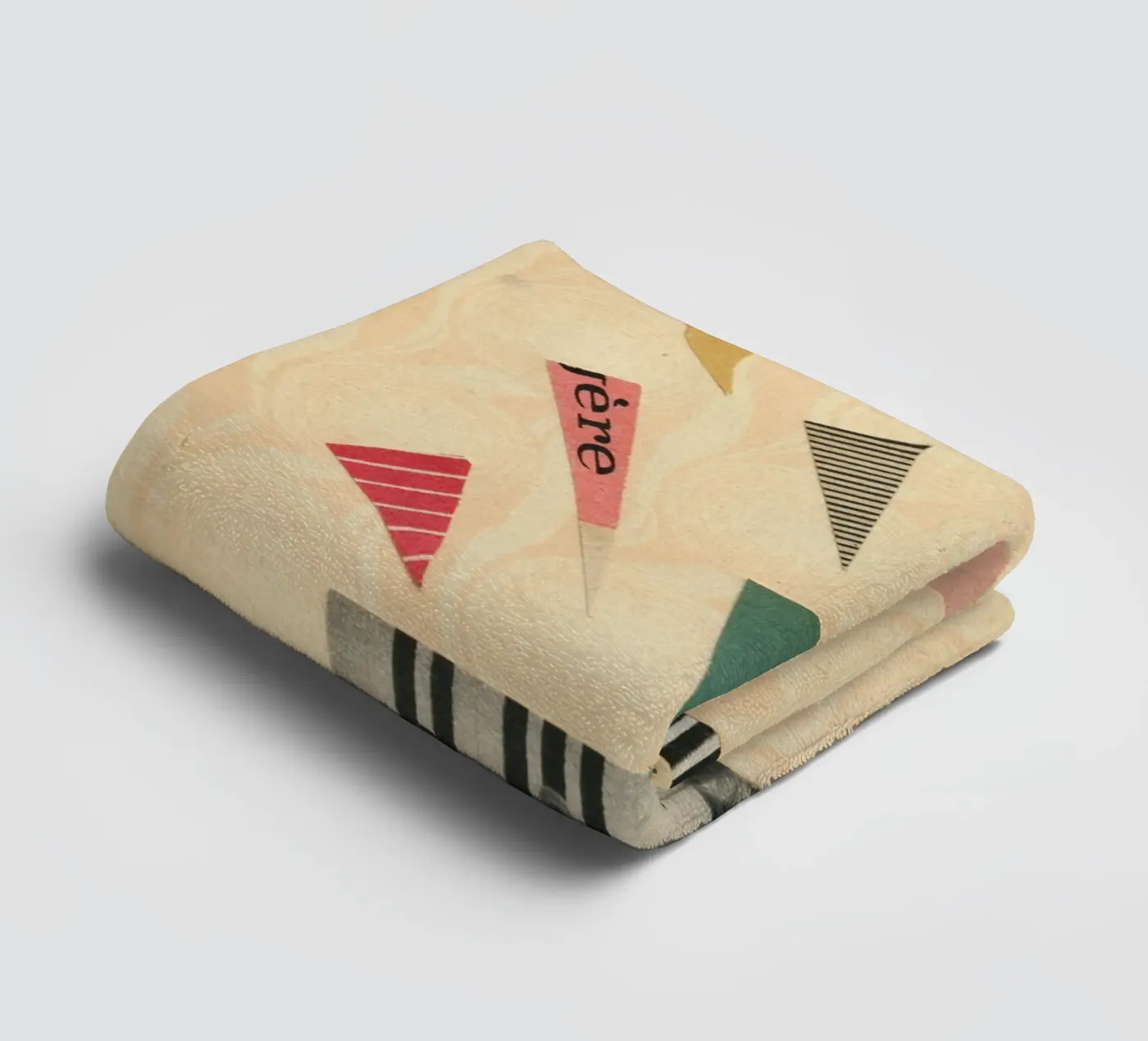 Jazz towel by Cassia Beck Collage