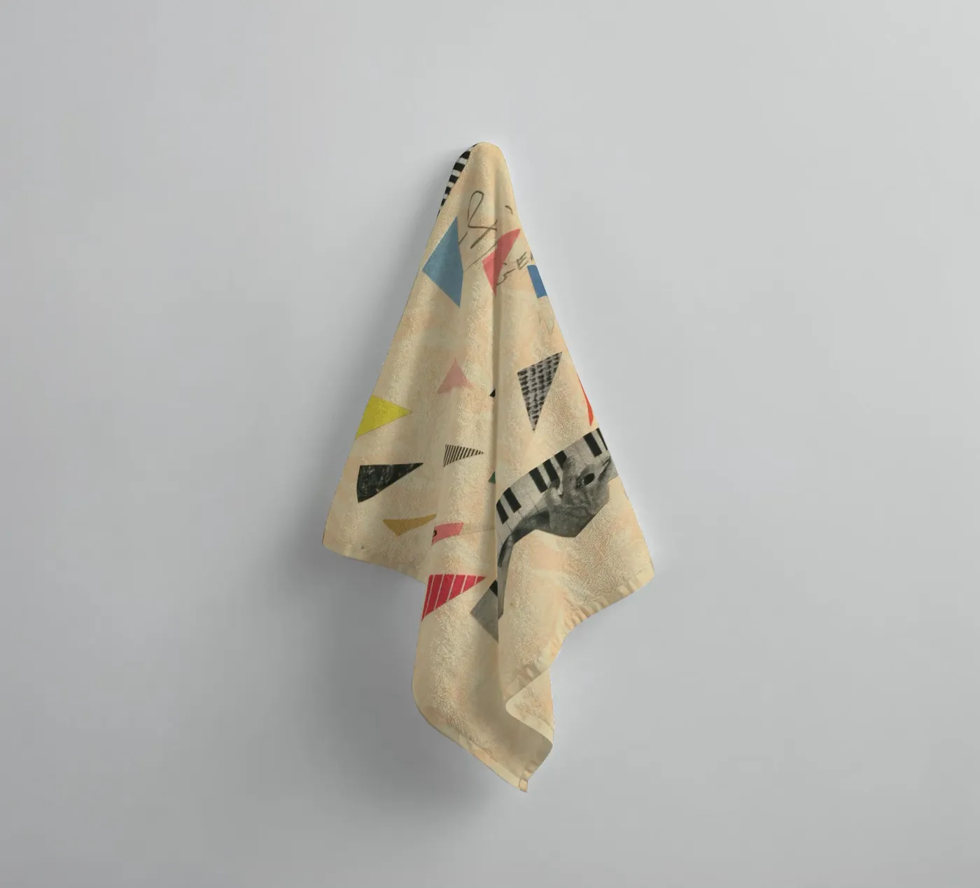 Jazz towel by Cassia Beck Collage