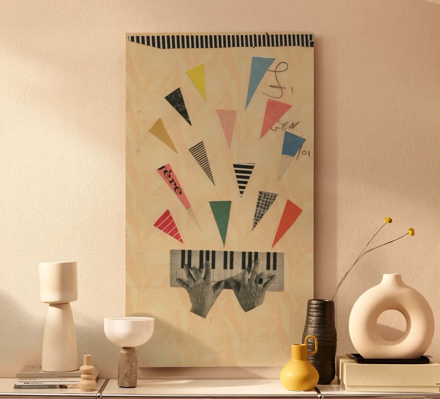 Jazz alluminio dibond da Cassia Beck Collage