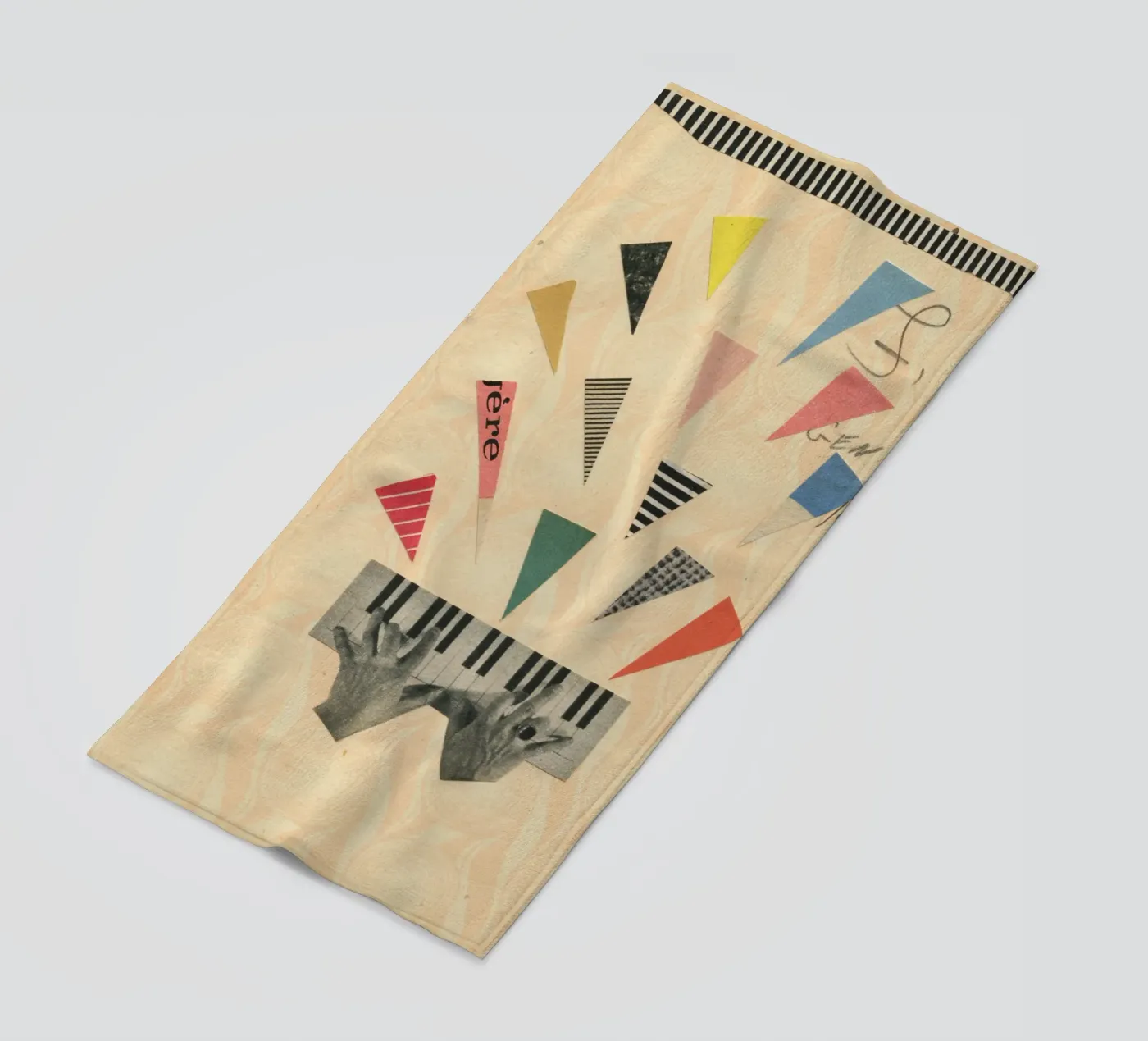 Jazz serviette de plage de Cassia Beck Collage