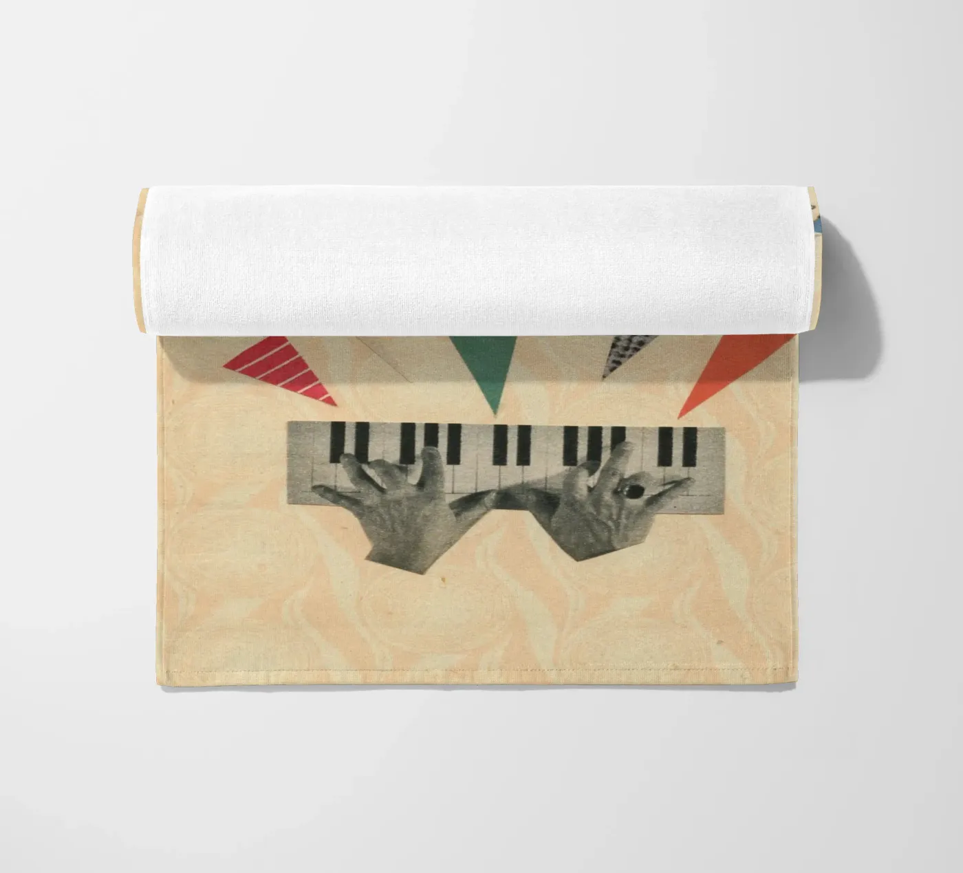 Jazz serviette de plage de Cassia Beck Collage