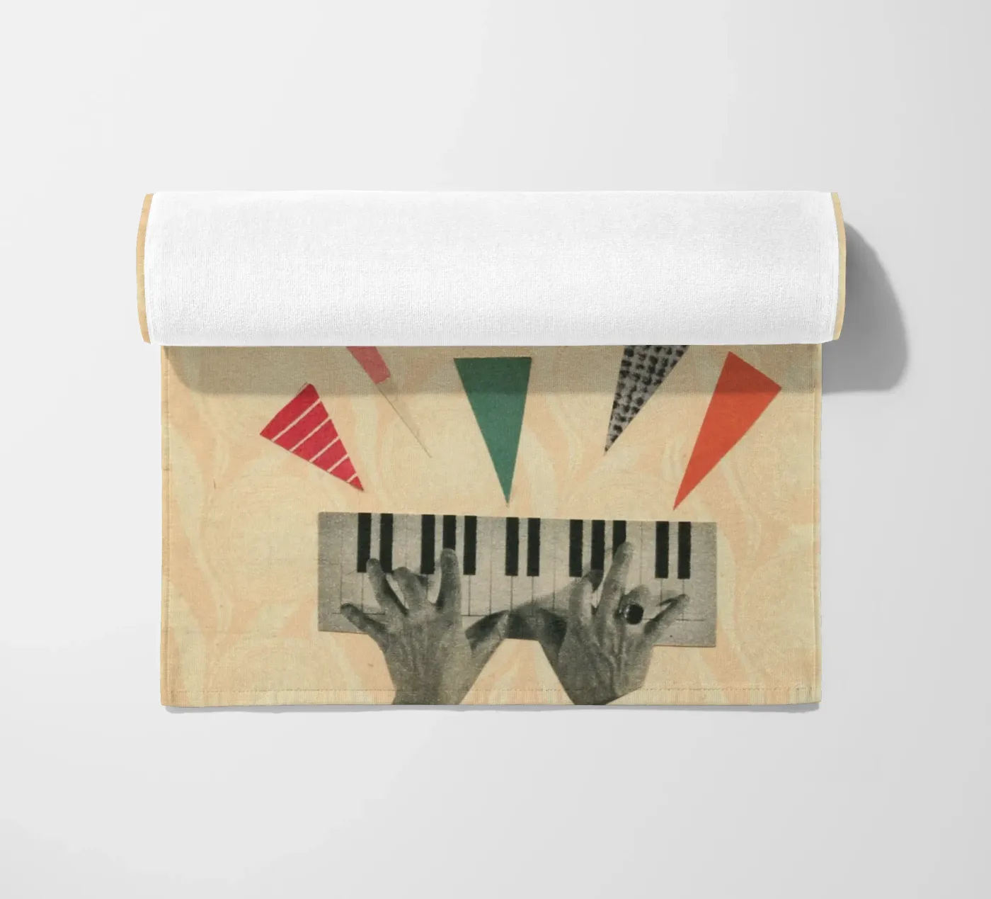 Jazz serviette de plage de Cassia Beck Collage