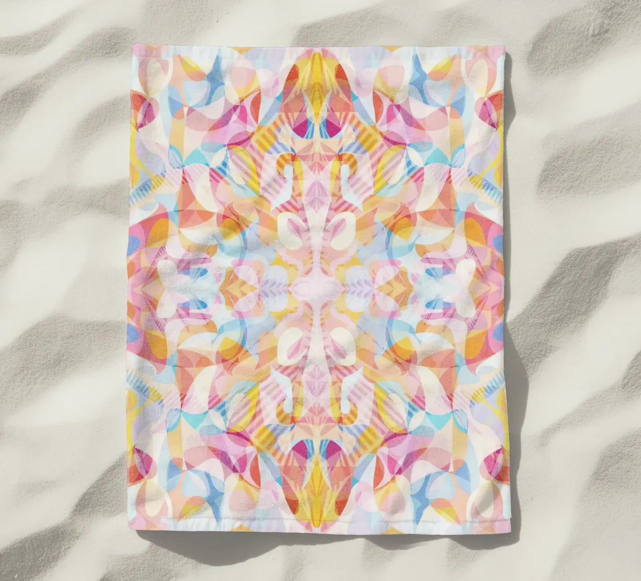 Sweet And Kind beach towel by lovely lines