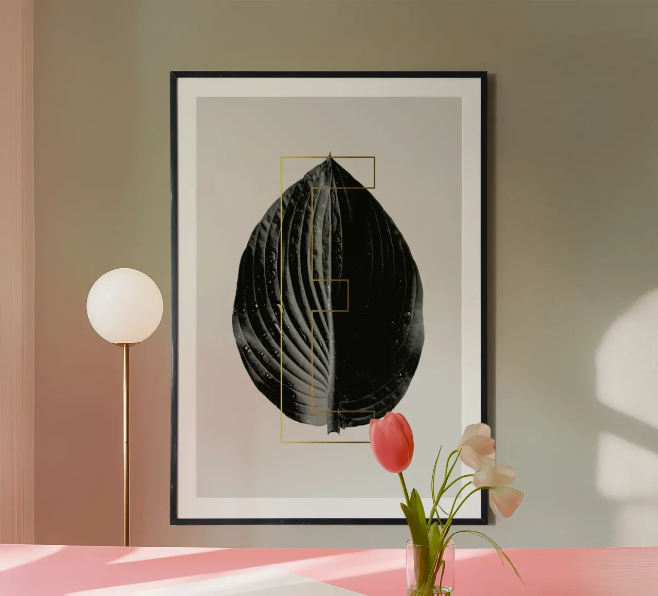 ABC Plants - E poster con telaio in plastica da typealive
