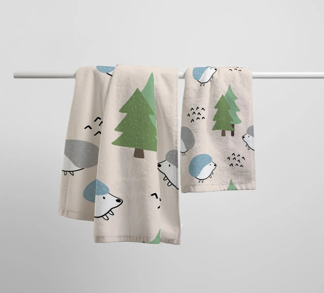 Igel im Wald Handtuch von BAINAI KIDS