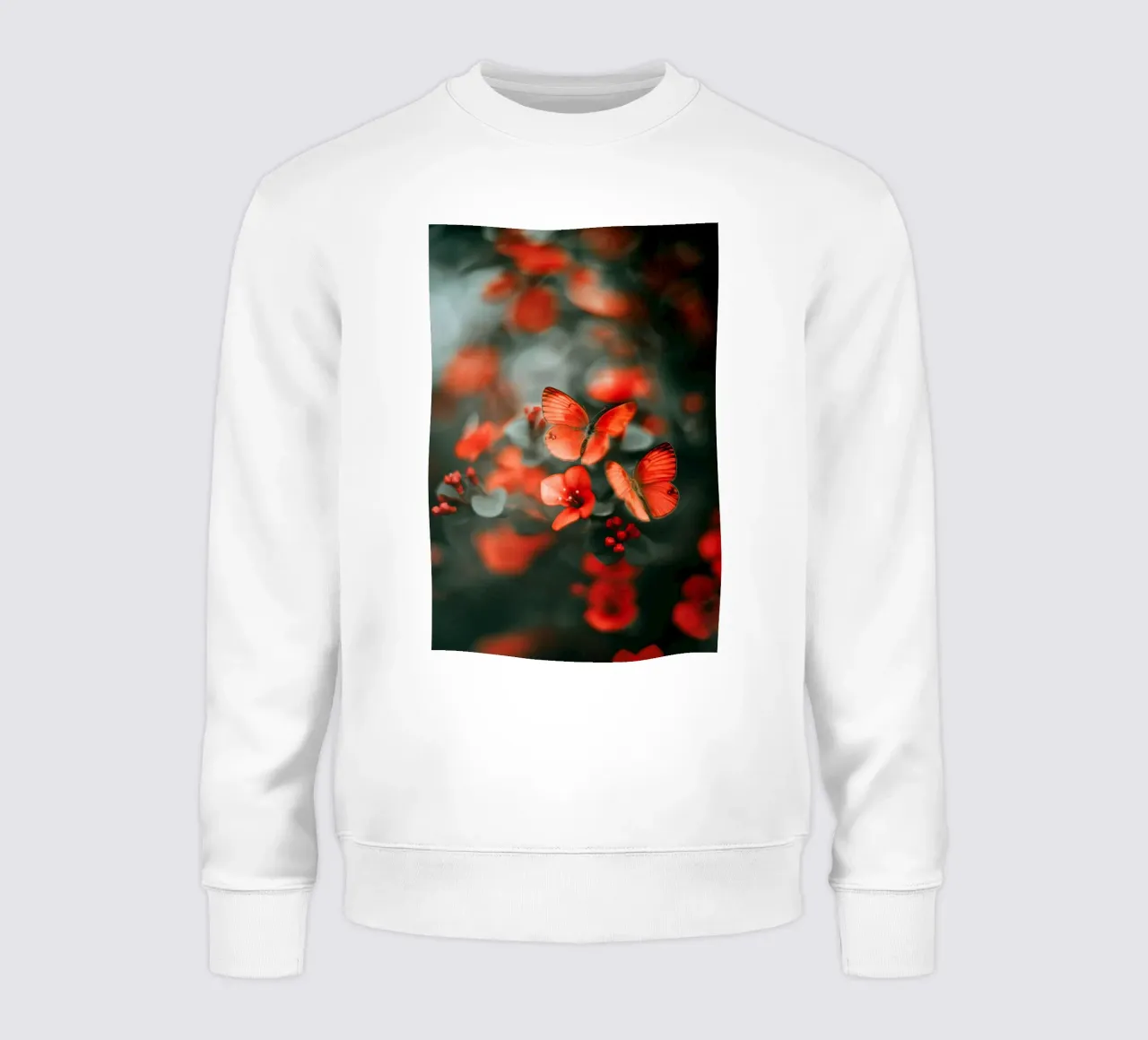 Red Butterflies felpa da treechild