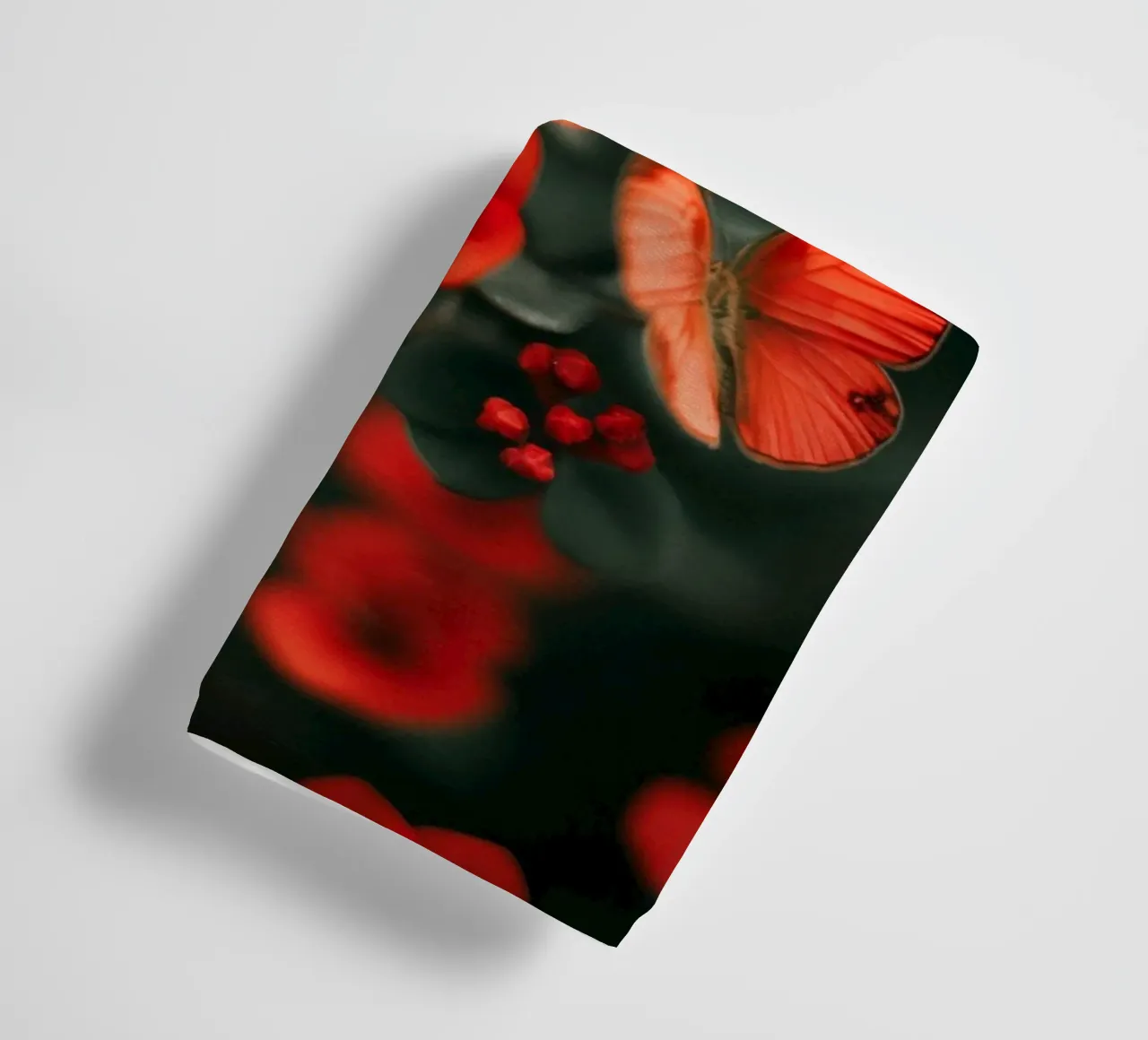Red Butterflies asciugamano da bagno da treechild