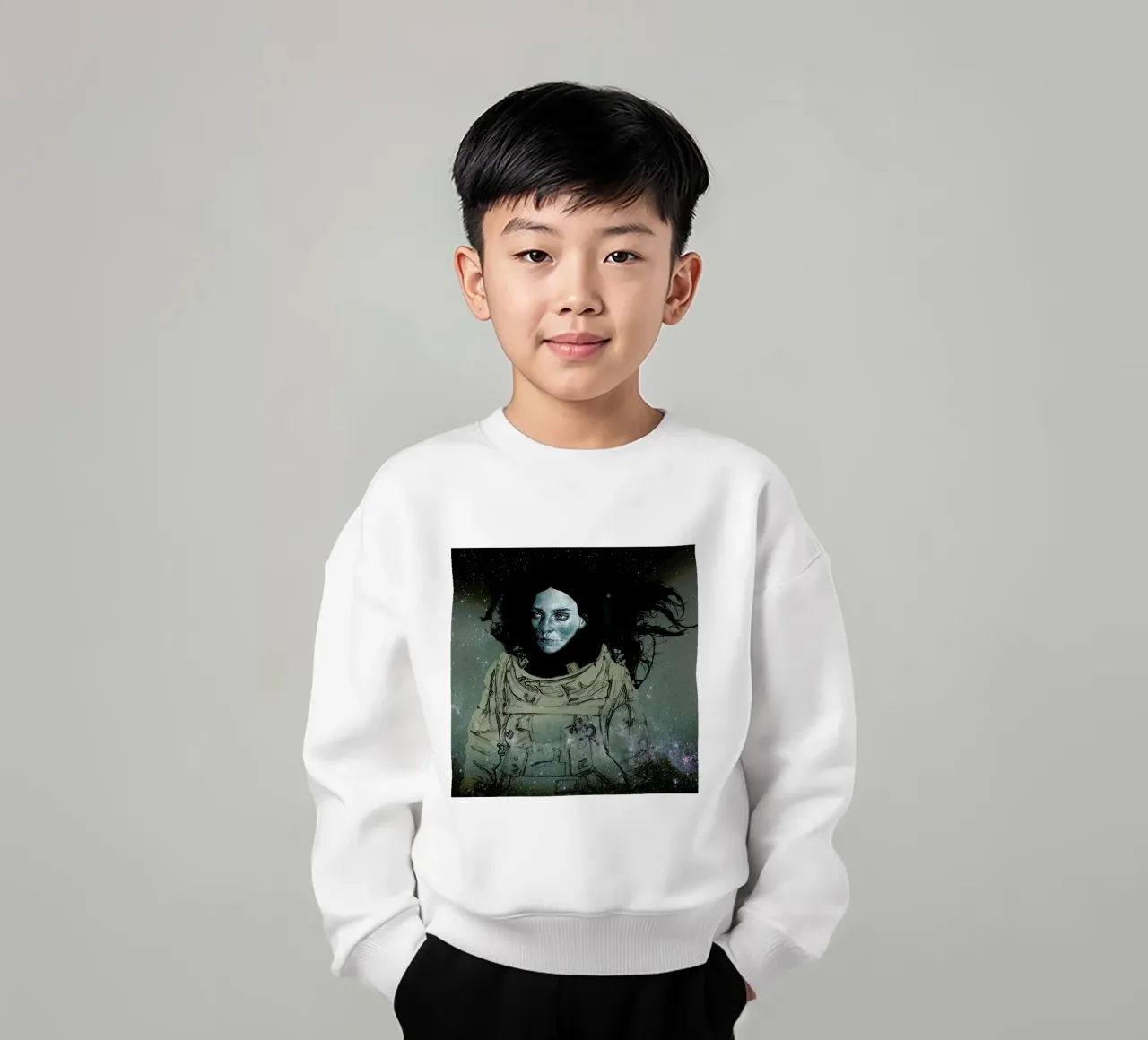 Astronaut 1 felpa bambino da Agnes KR Patience