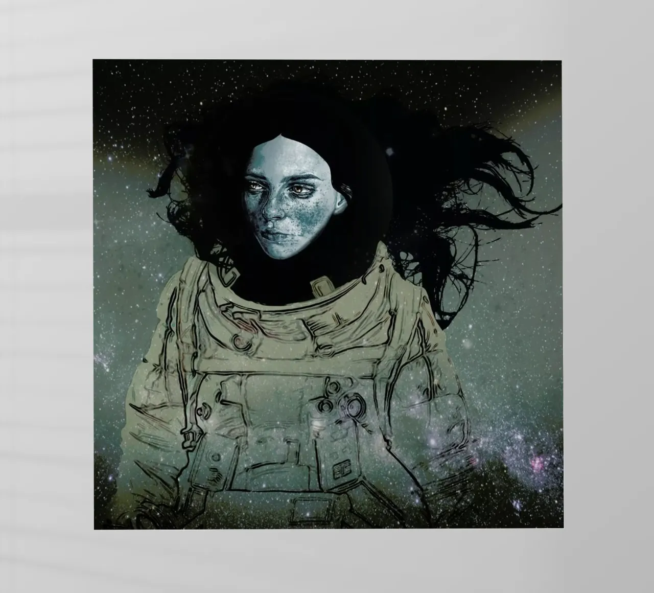 Astronaut 1 pellicola backlit da Agnes KR Patience