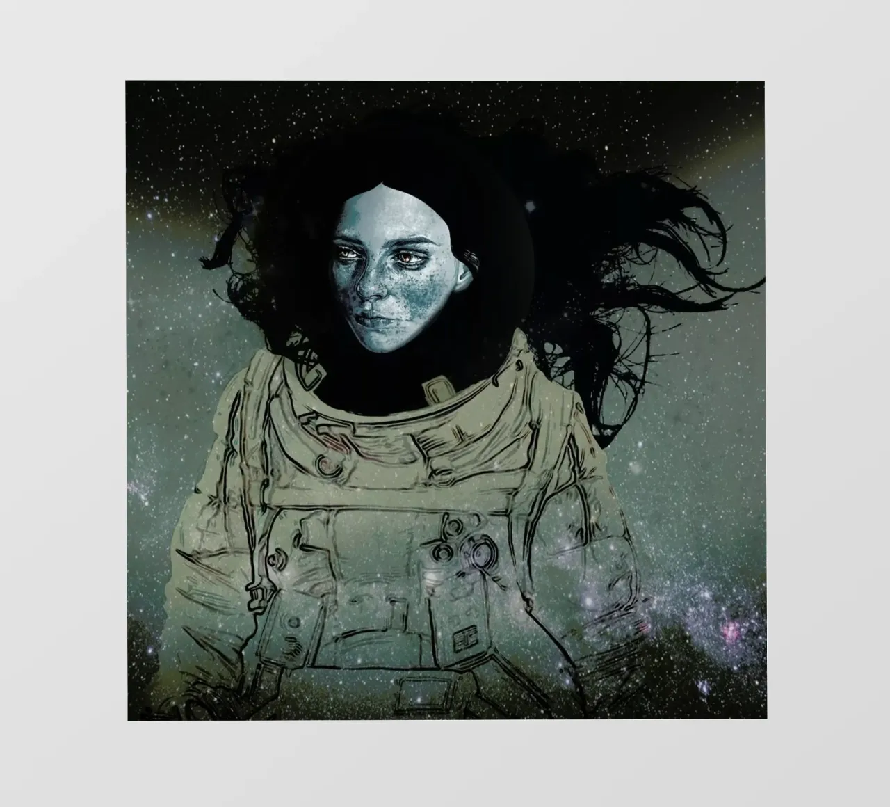 Astronaut 1 pellicola backlit da Agnes KR Patience
