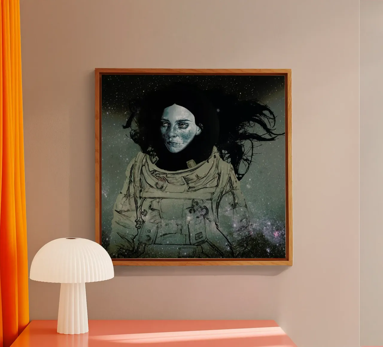 Astronaut 1 plexiglass da Agnes KR Patience