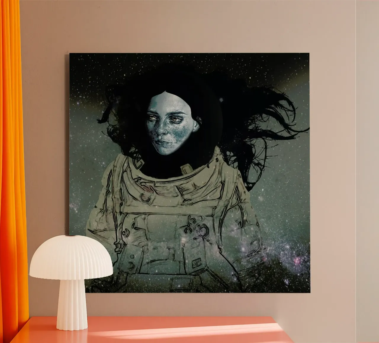 Astronaut 1 alluminio dibond da Agnes KR Patience