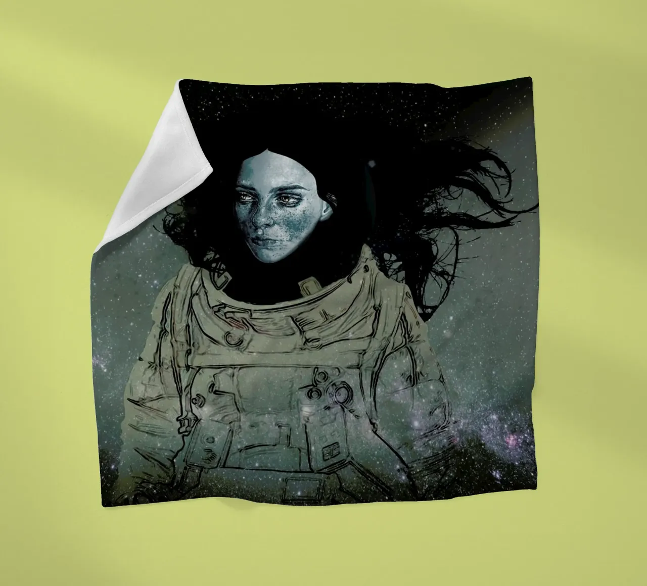 Astronaut 1 coperta in pile da Agnes KR Patience