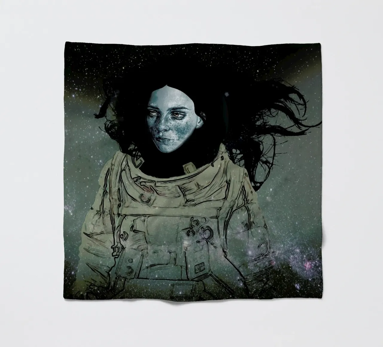 Astronaut 1 coperta in pile da Agnes KR Patience