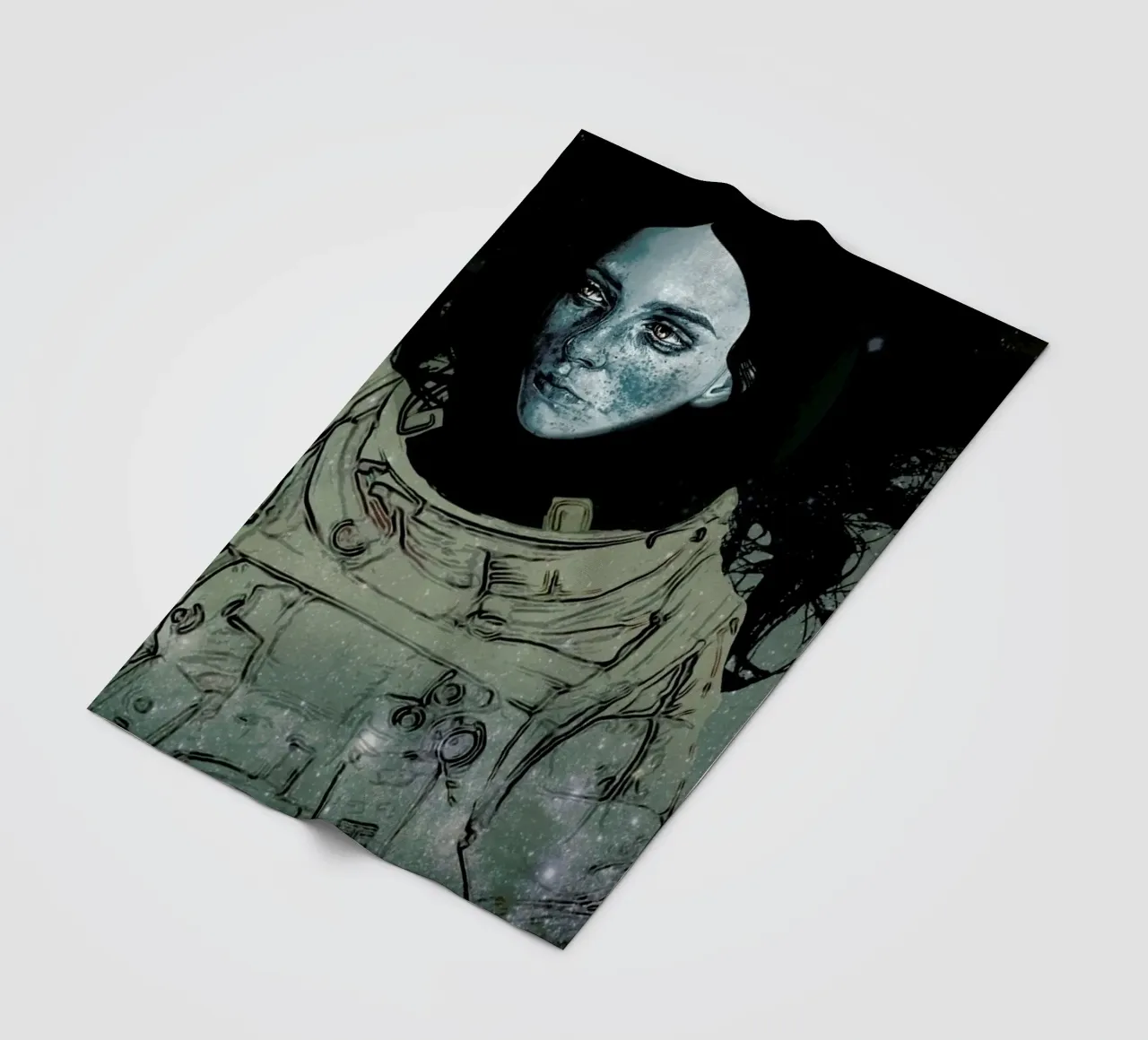 Astronaut 1 coperta in pile da Agnes KR Patience