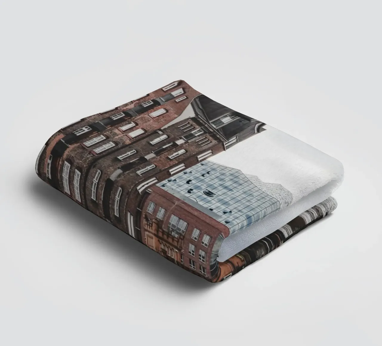 Amburgo a colori: Speicherstadt e la sala concerti Elbphilharmonie asciugamano da bagno da Anja Hebrank Photography