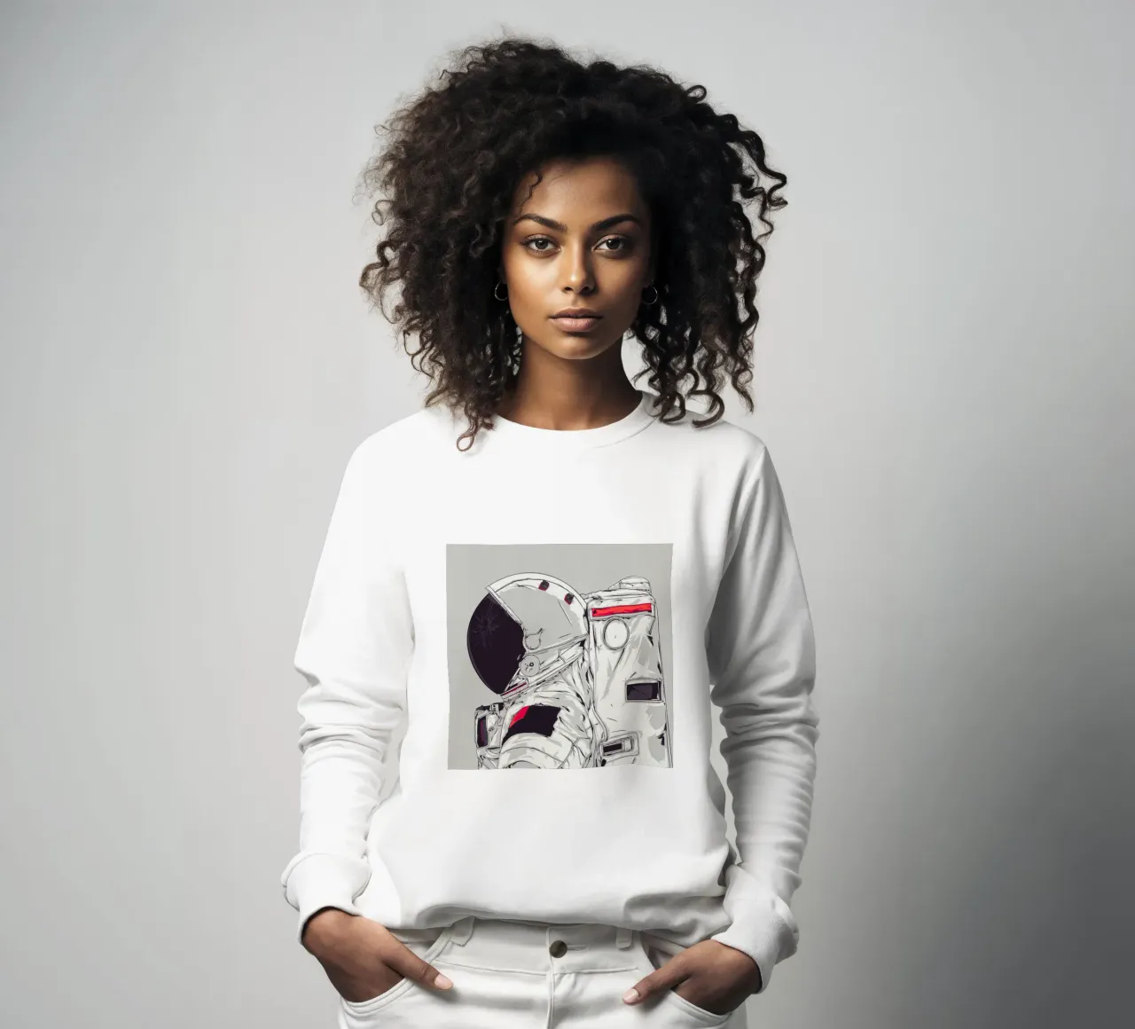 DIO È UN ASTRONAUTA felpa da Cranio Dsgn