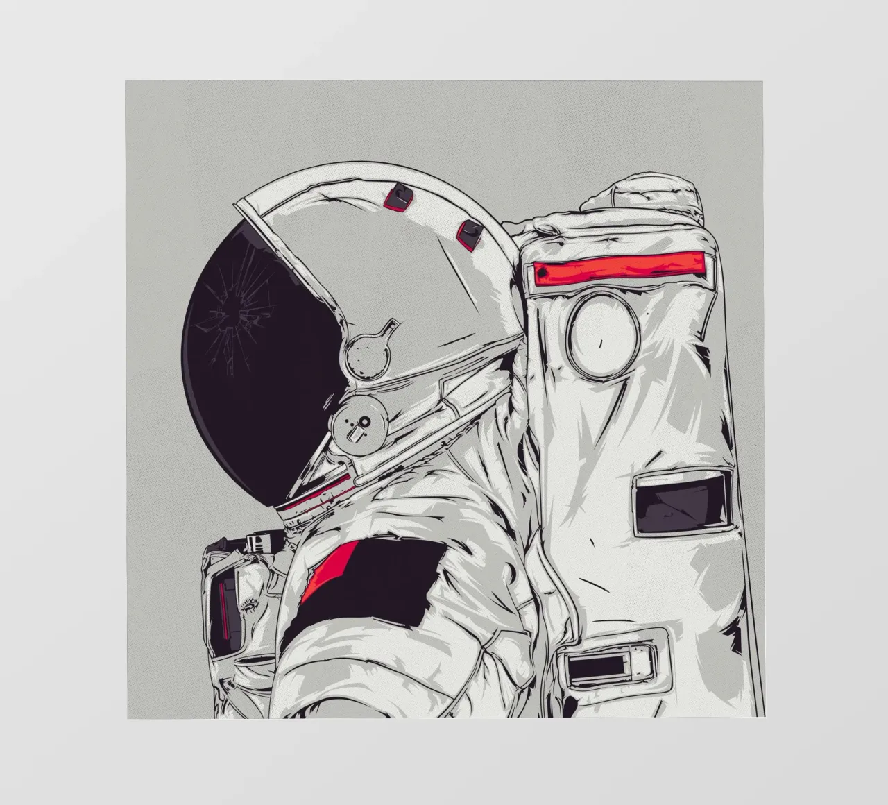 DIO È UN ASTRONAUTA pellicola backlit da Cranio Dsgn