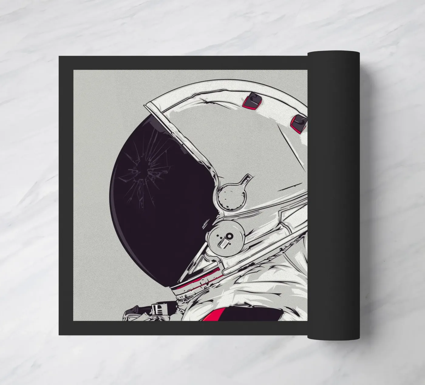 DIO È UN ASTRONAUTA zerbino da Cranio Dsgn